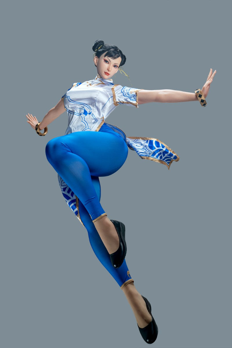 Chun Li-sekspop (Game Lady 169 cm F-Cup nr. 33-1 siliconen)