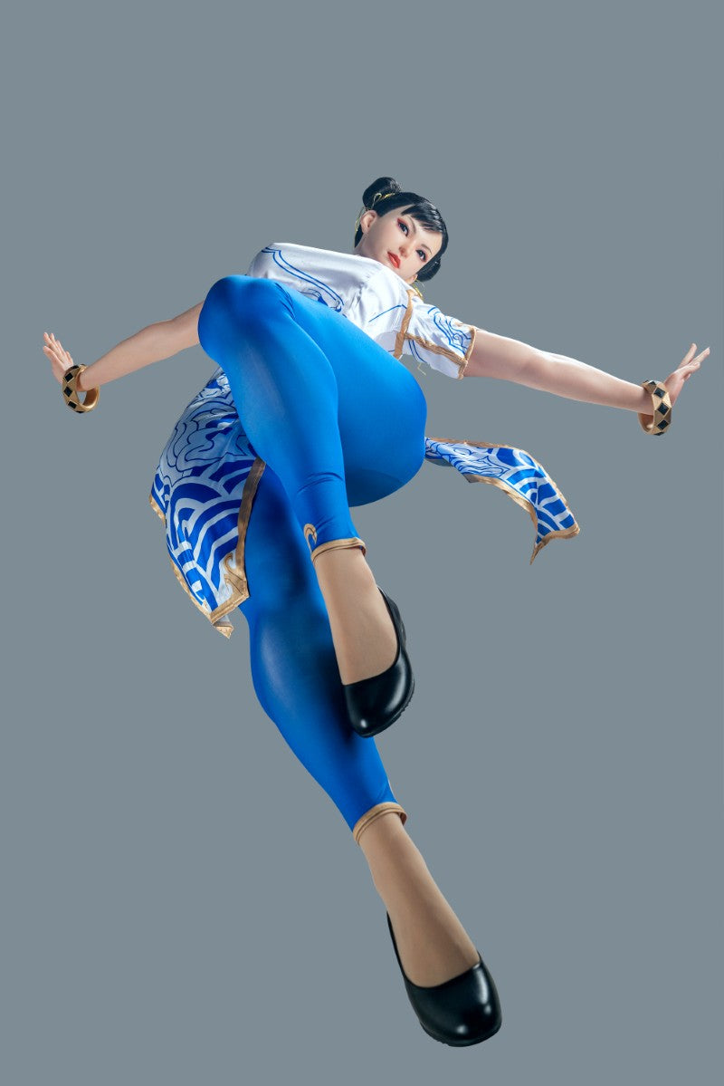 Chun Li-sekspop (Game Lady 169 cm F-Cup nr. 33-1 siliconen)