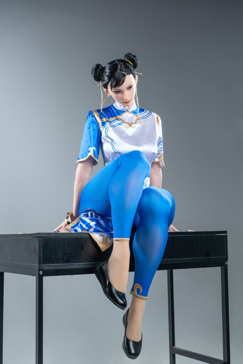 Chun Li-sekspop (Game Lady 169 cm F-Cup nr. 33-1 siliconen)