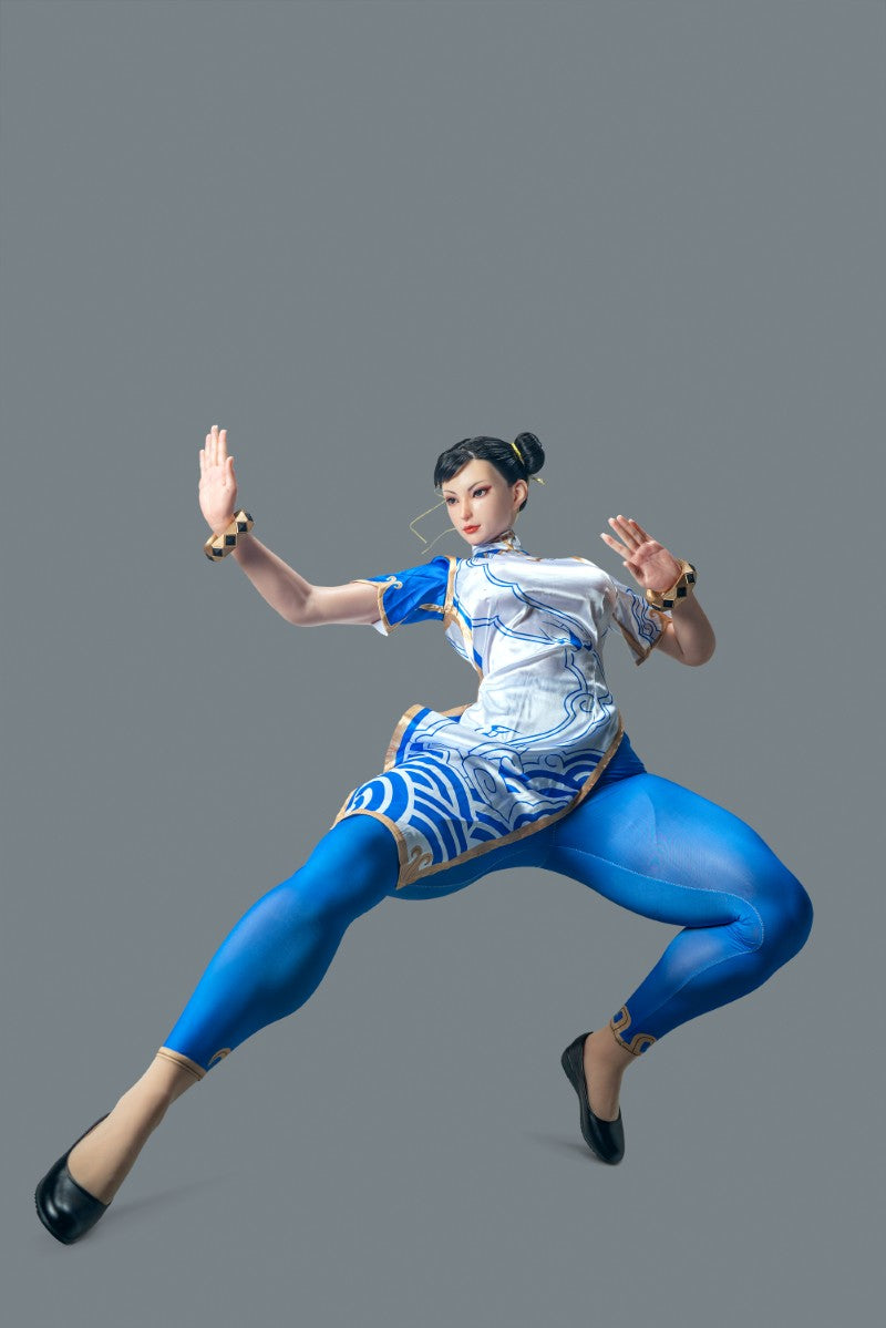 Chun Li-sekspop (Game Lady 169 cm F-Cup nr. 33-1 siliconen)