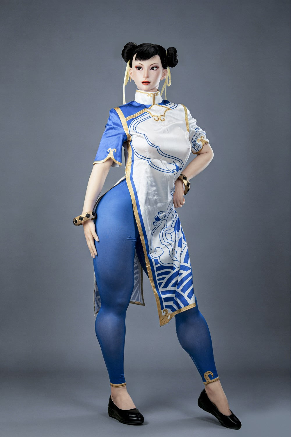 Chun Li-sekspop (Game Lady 169 cm F-Cup nr. 47-1 siliconen)