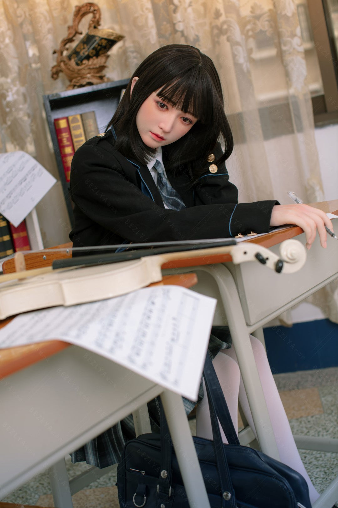 Platycodon-sekspop (Bezlya Doll 160 cm C-cup 2.1 siliconen)