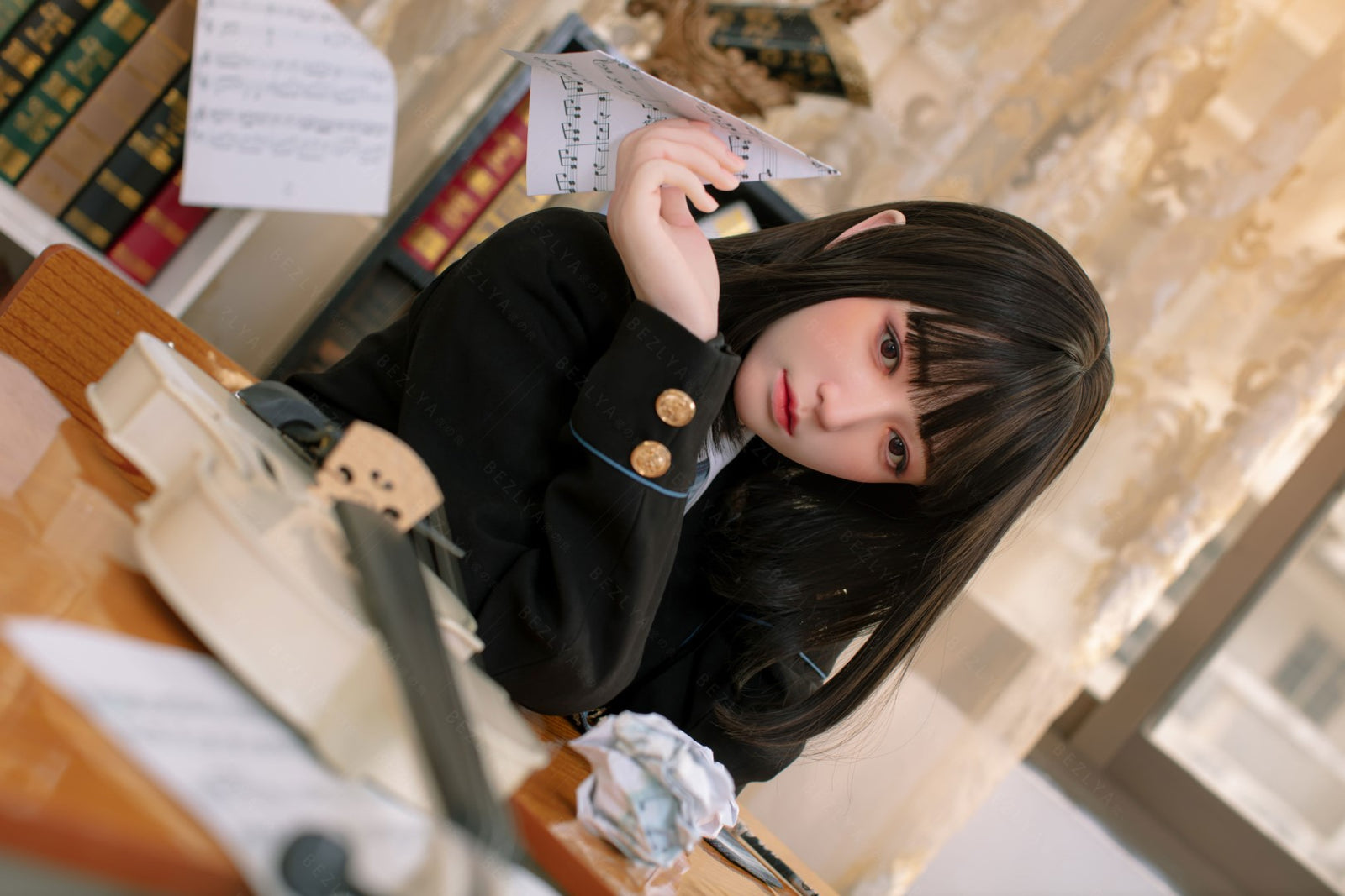 Platycodon-sekspop (Bezlya Doll 160 cm C-cup 2.1 siliconen)