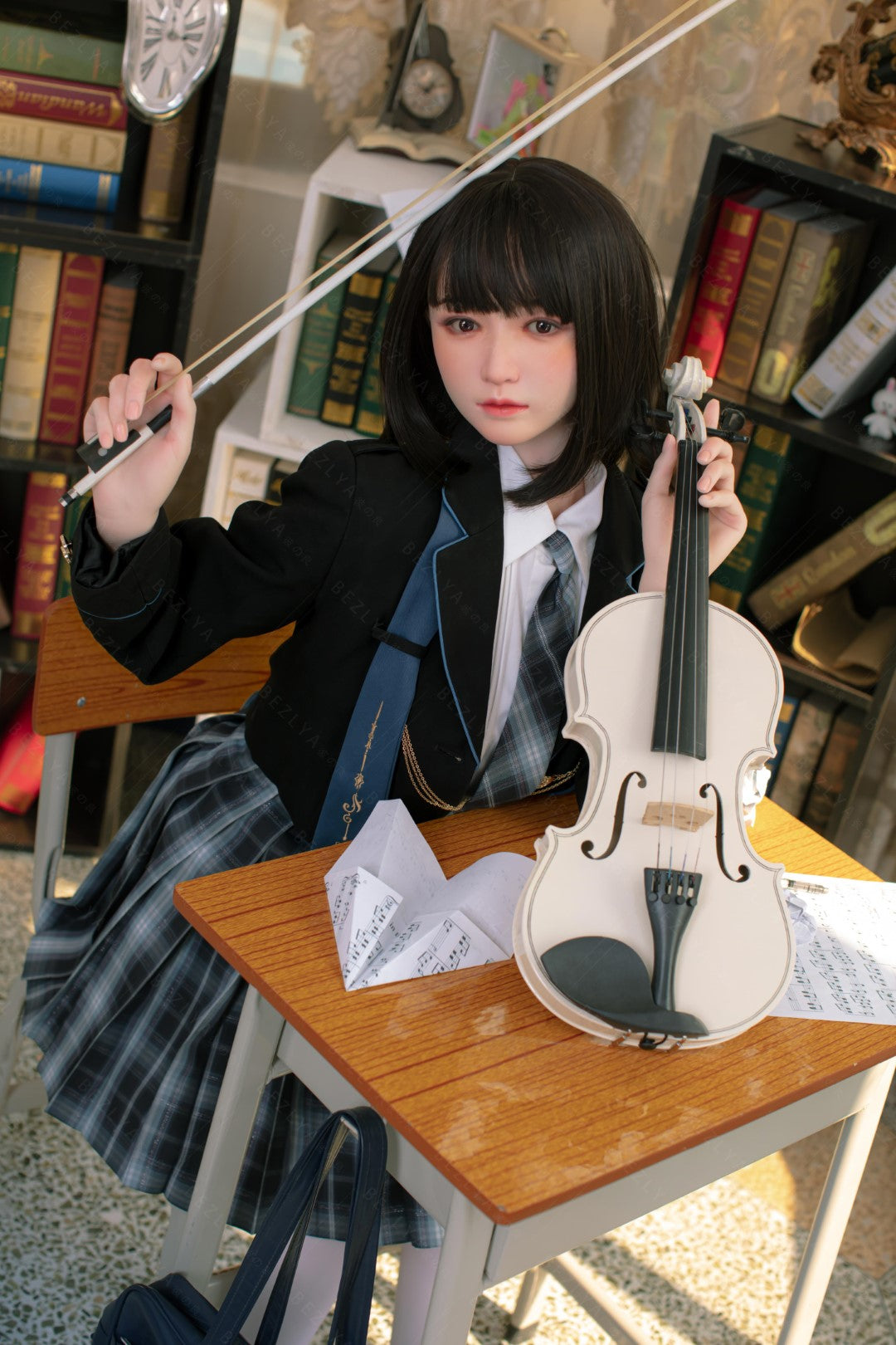 Platycodon-sekspop (Bezlya Doll 160 cm C-cup 2.1 siliconen)