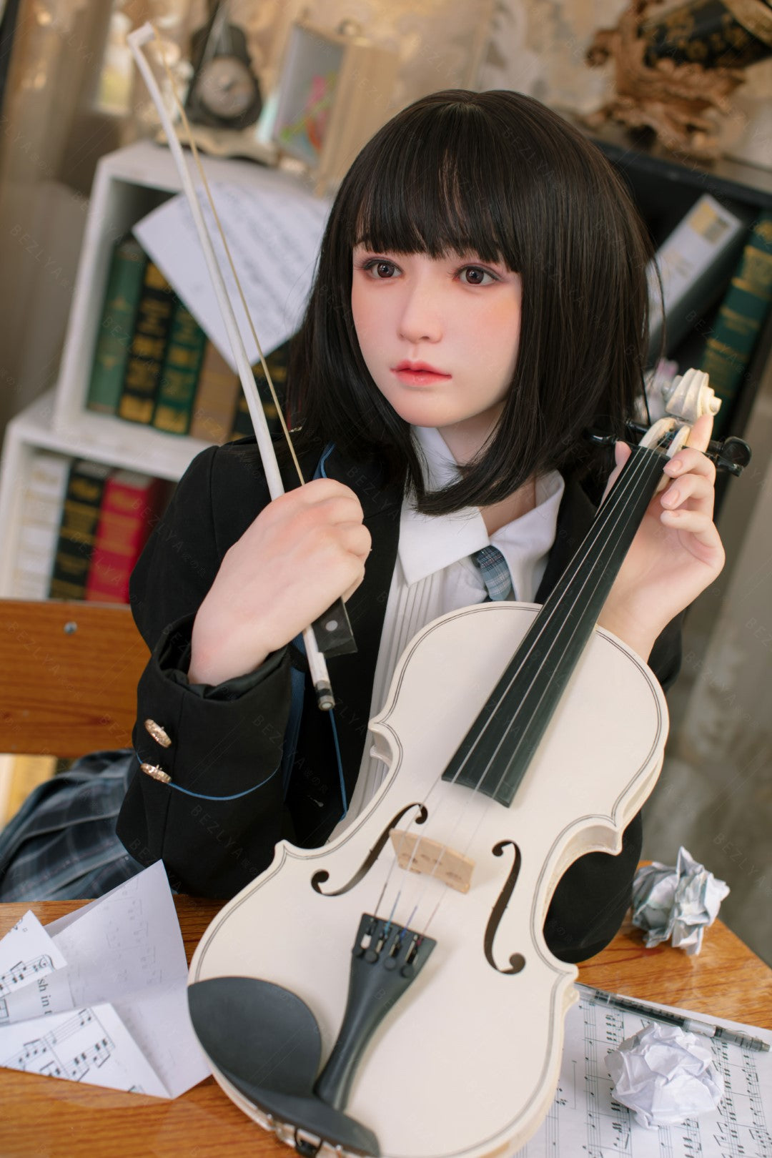 Platycodon-sekspop (Bezlya Doll 160 cm C-cup 2.1 siliconen)