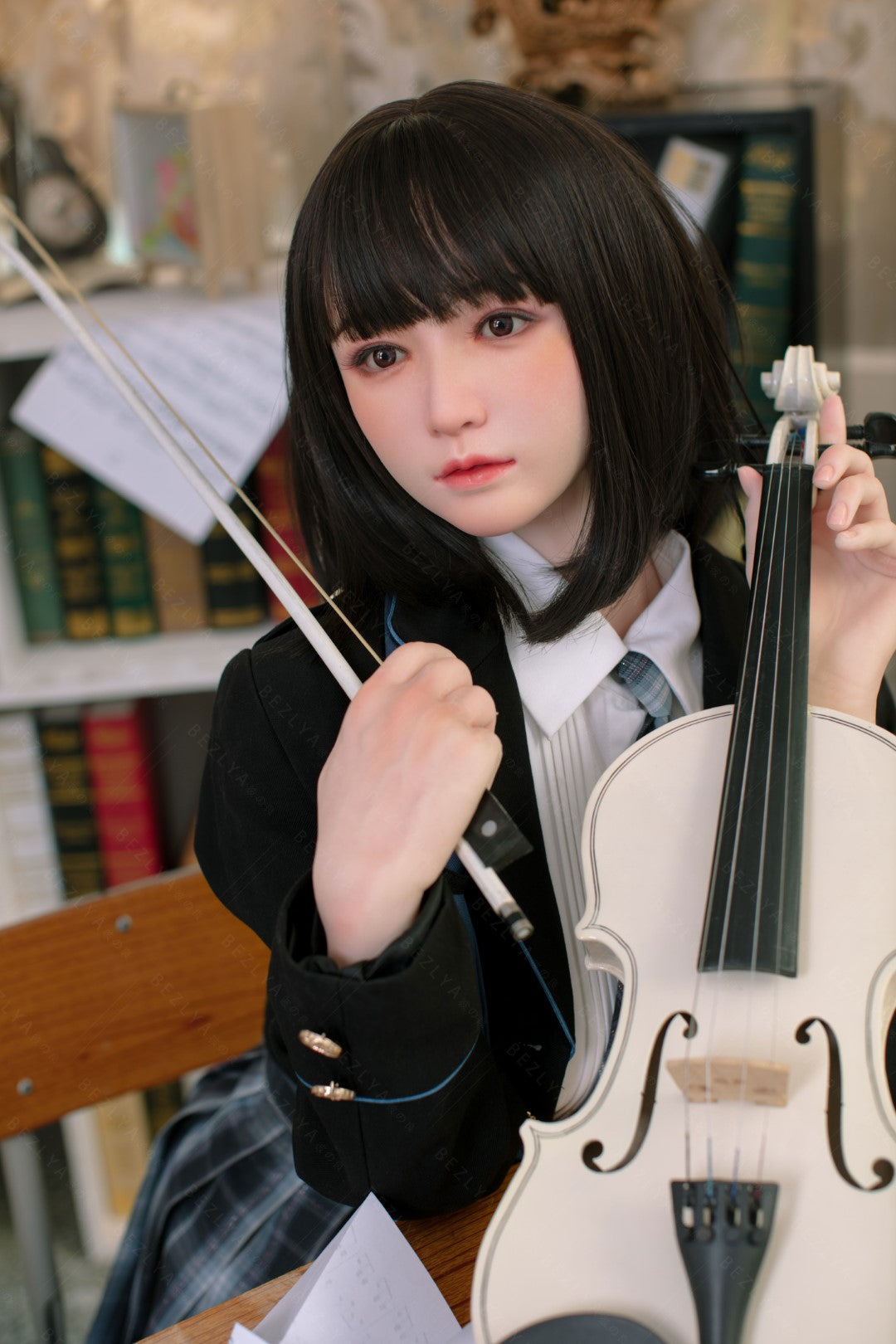 Platycodon-sekspop (Bezlya Doll 160 cm C-cup 2.1 siliconen)