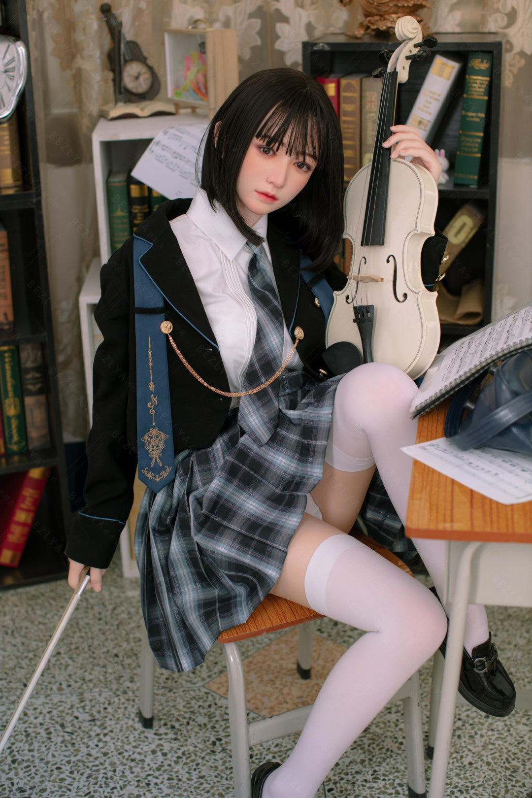 Platycodon-sekspop (Bezlya Doll 160 cm C-cup 2.1 siliconen)