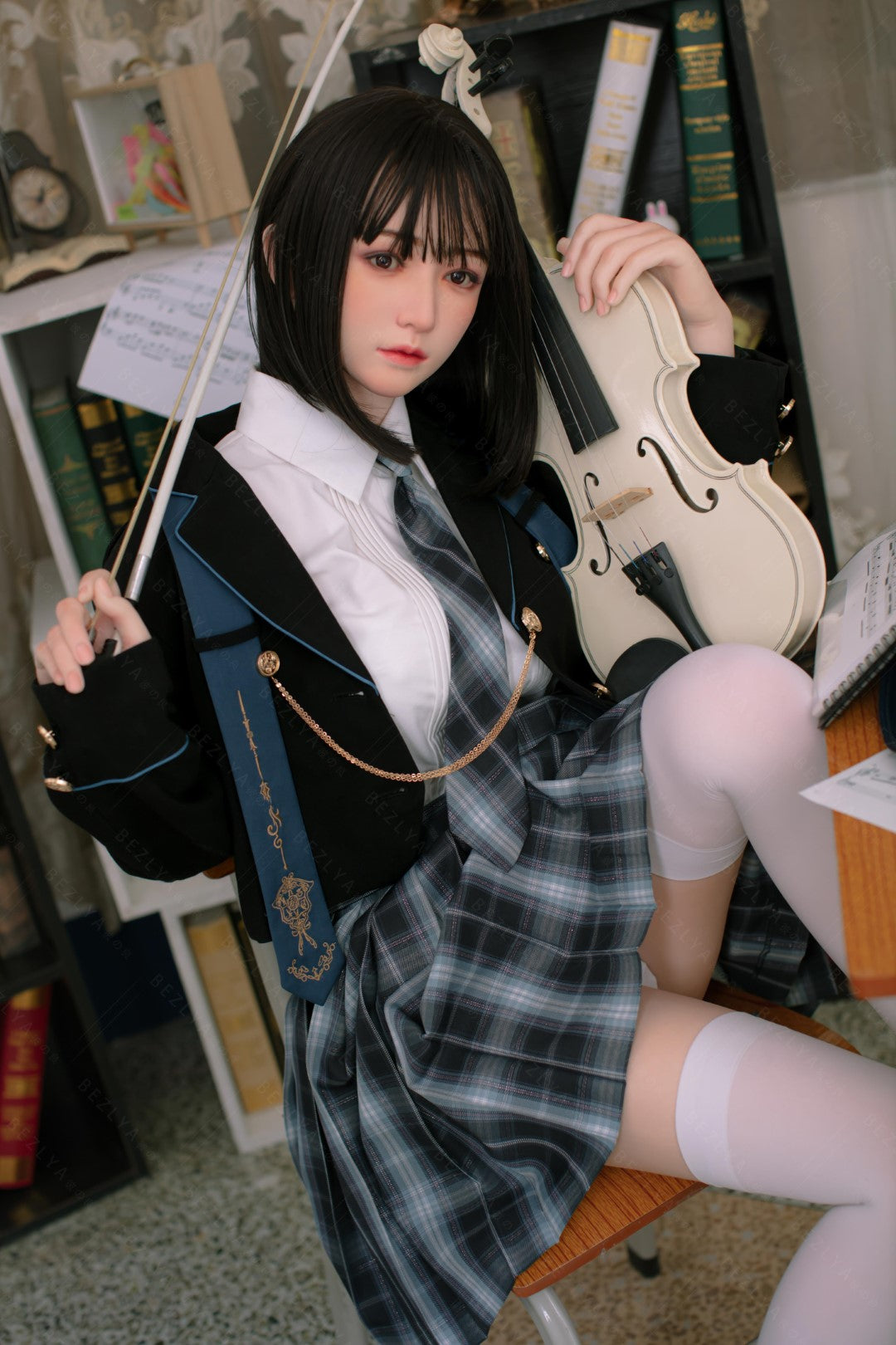 Platycodon-sekspop (Bezlya Doll 160 cm C-cup 2.1 siliconen)