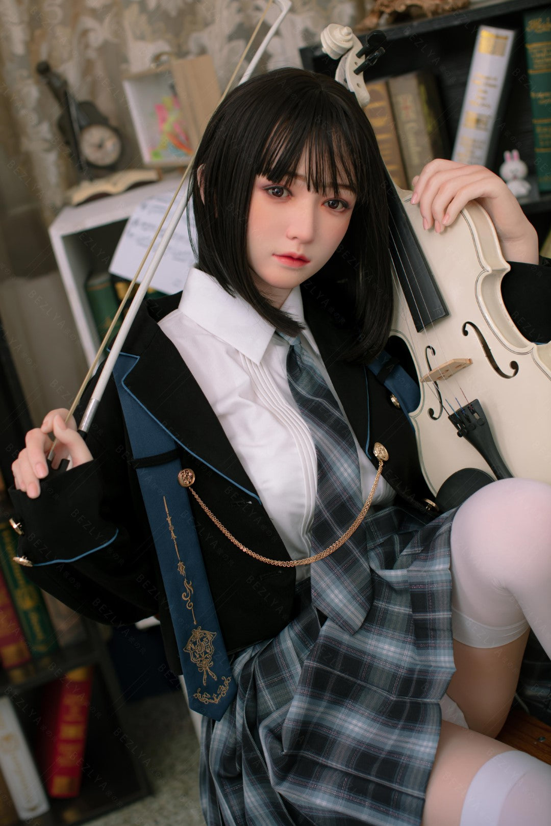 Platycodon-sekspop (Bezlya Doll 160 cm C-cup 2.1 siliconen)