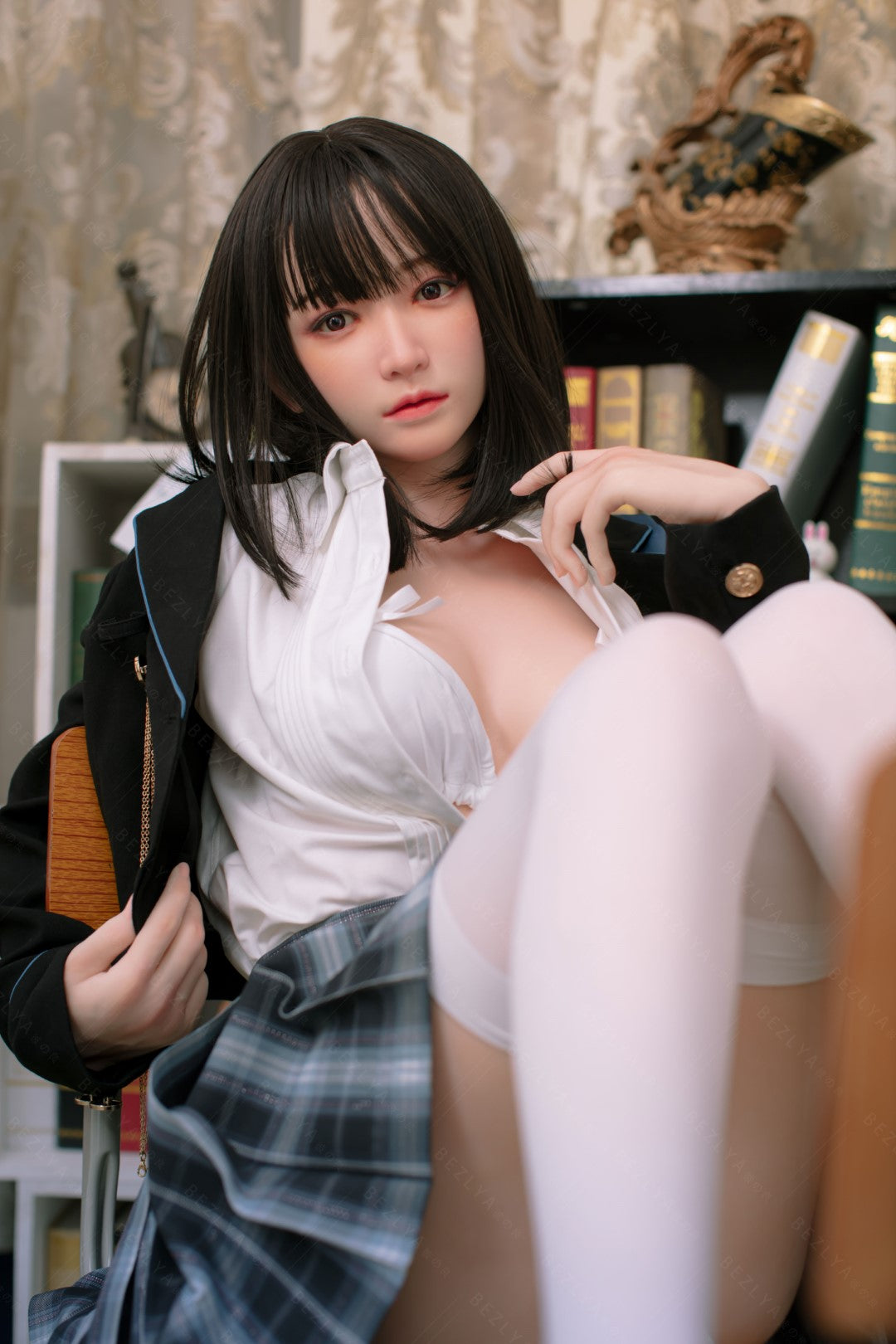Platycodon-sekspop (Bezlya Doll 160 cm C-cup 2.1 siliconen)