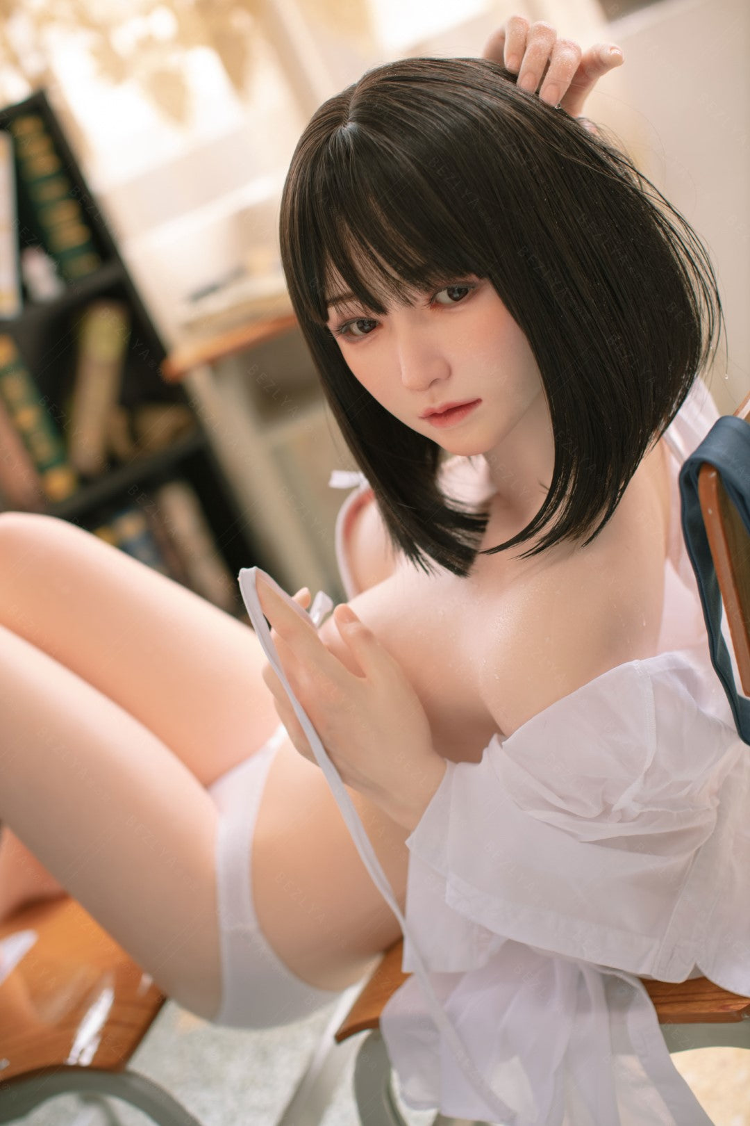 Platycodon-sekspop (Bezlya Doll 160 cm C-cup 2.1 siliconen)