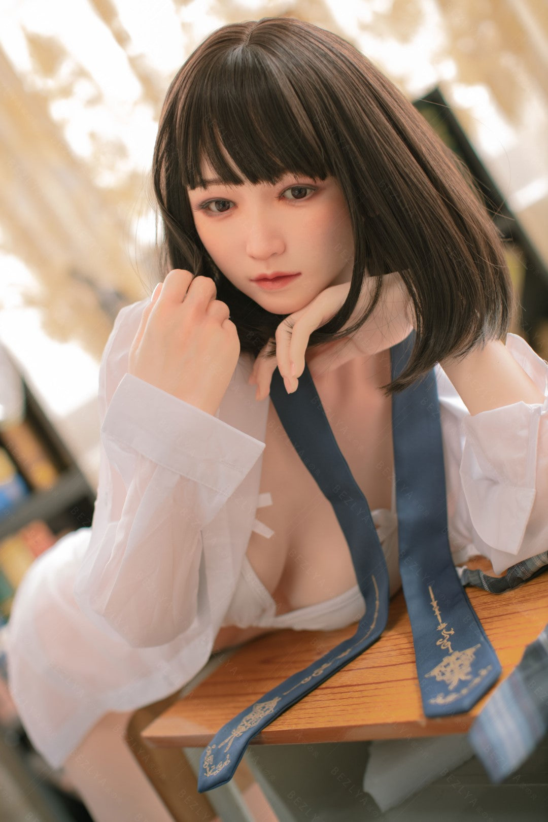 Platycodon-sekspop (Bezlya Doll 160 cm C-cup 2.1 siliconen)