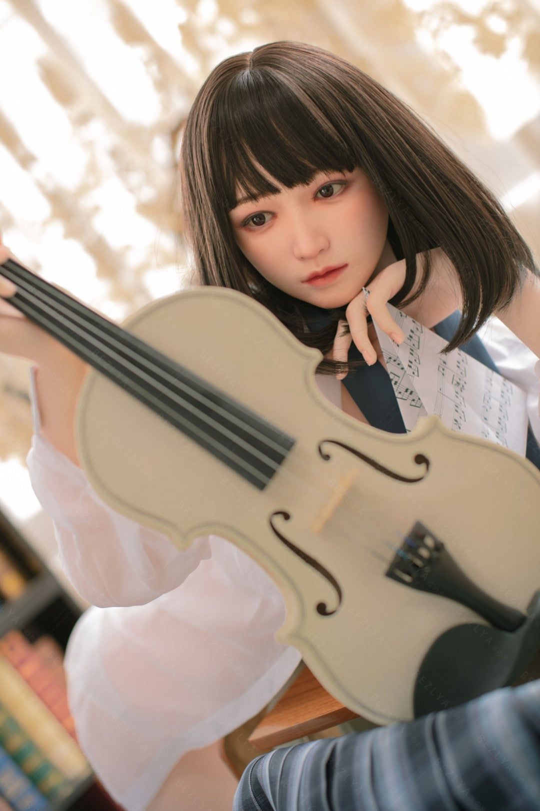 Platycodon-sekspop (Bezlya Doll 160 cm C-cup 2.1 siliconen)