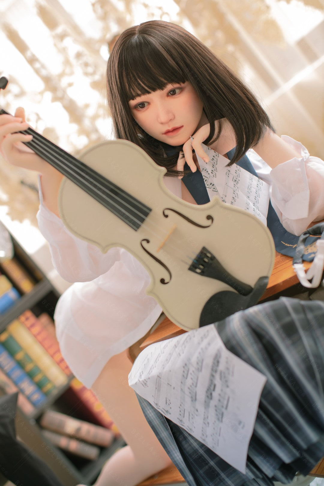 Platycodon-sekspop (Bezlya Doll 160 cm C-cup 2.1 siliconen)