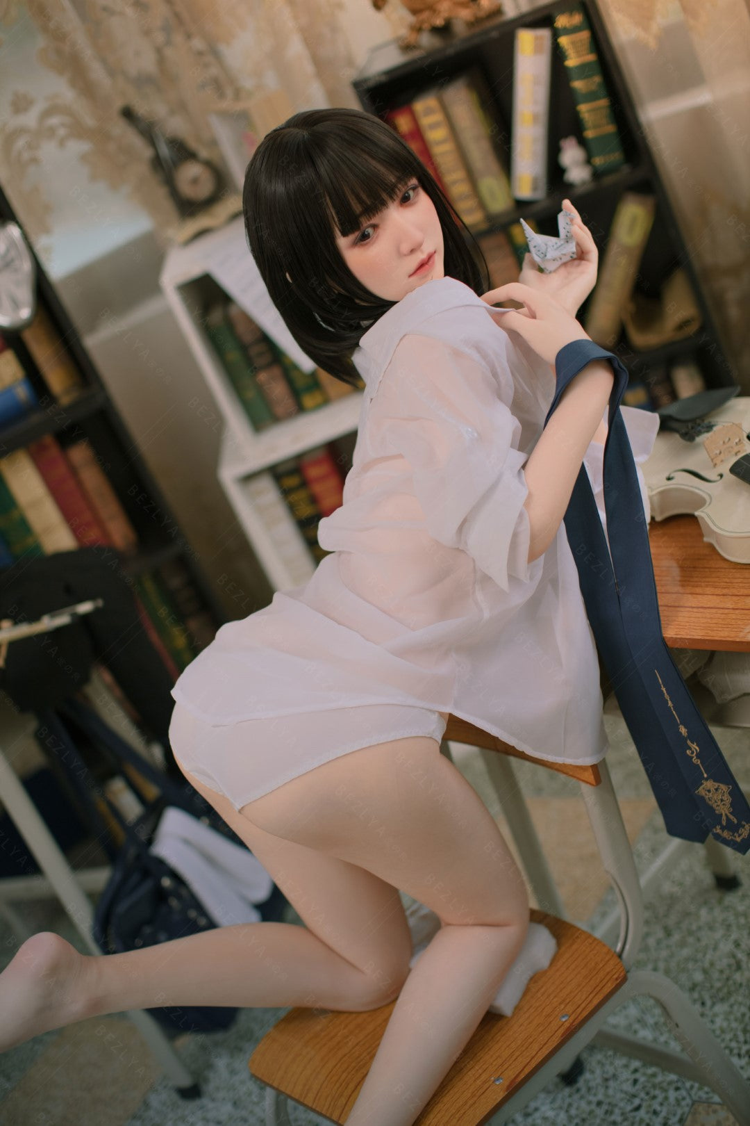 Platycodon-sekspop (Bezlya Doll 160 cm C-cup 2.1 siliconen)