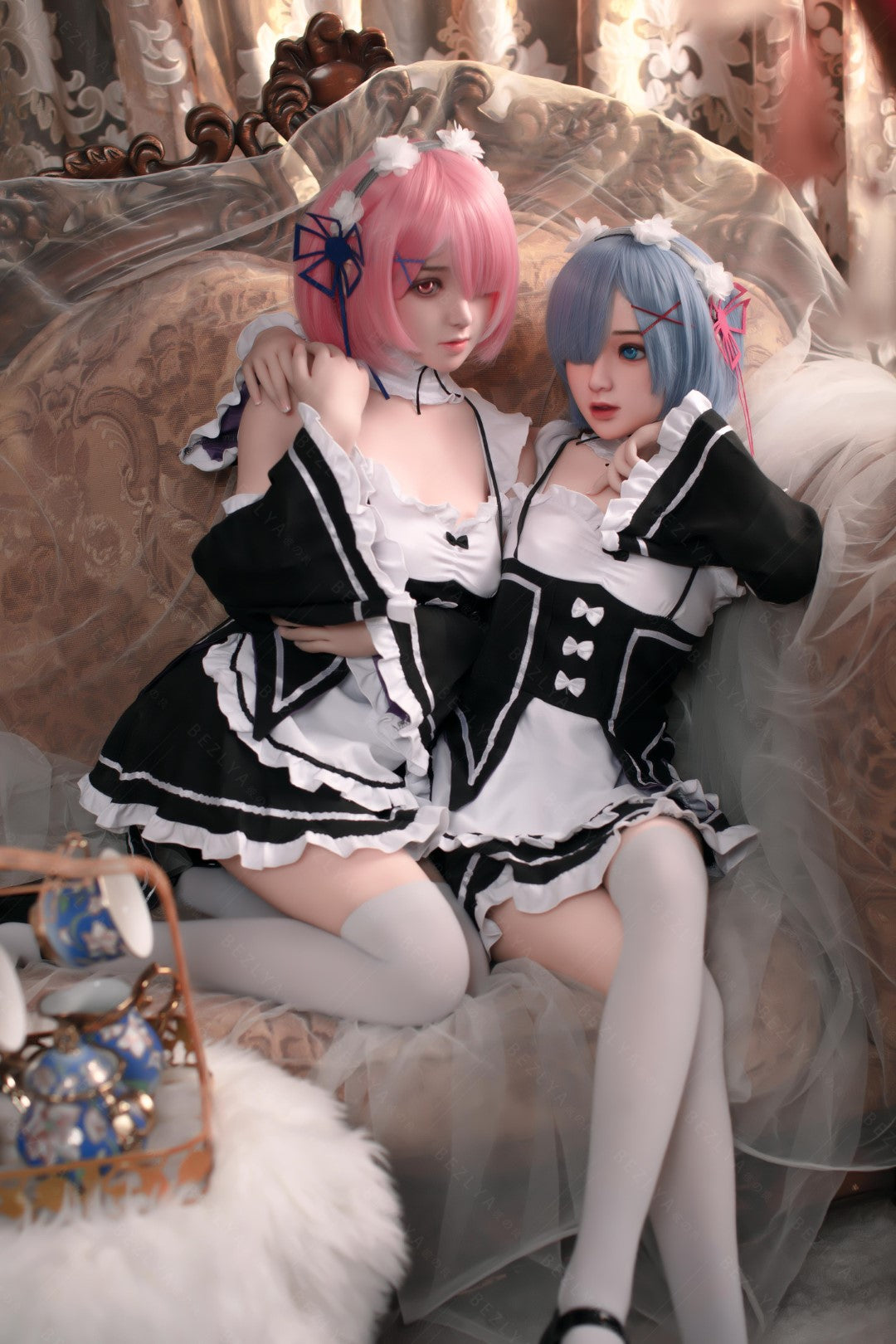 Rem-sekspop (Bezlya Doll 149 cm D-cup 2.0 TPE+Siliconen)