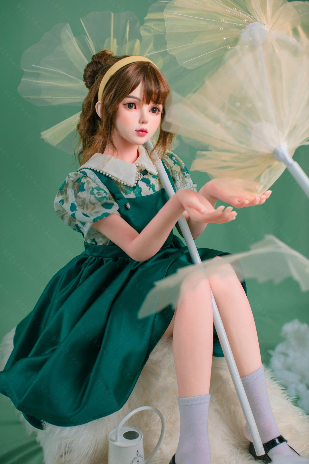 Ruriokoshi-sekspop (Bezlya Doll 138 cm A-cup 2.0 TPE+Siliconen)