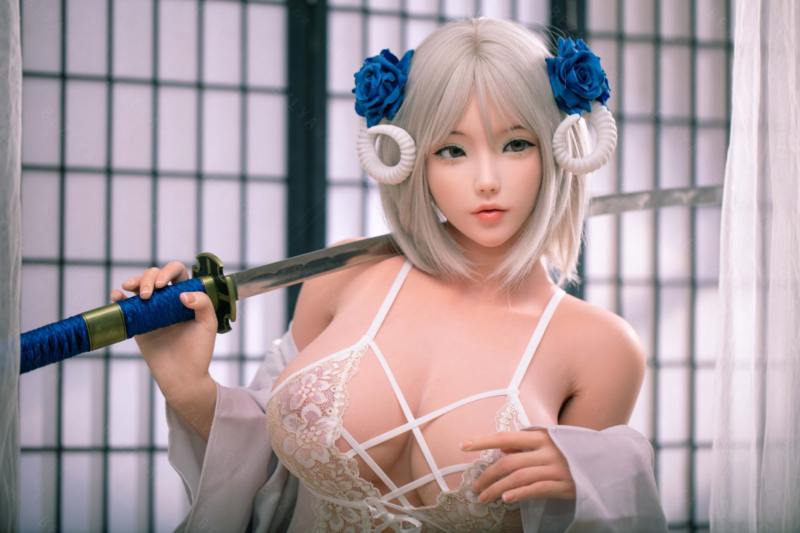 Cyrtenthera-sekspop (Bezlya Doll 160 cm G-cup 2.1 siliconen)