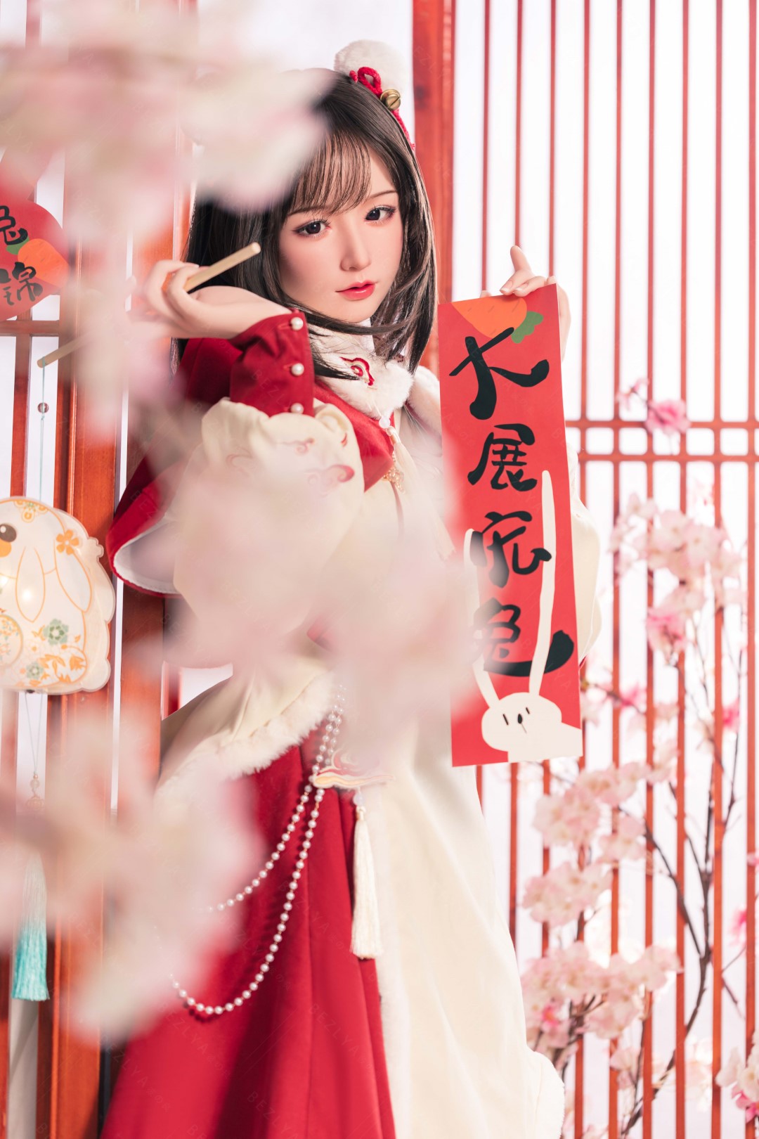 Platycodon-sekspop (Bezlya Doll 163 cm E-cup 2.2 siliconen)