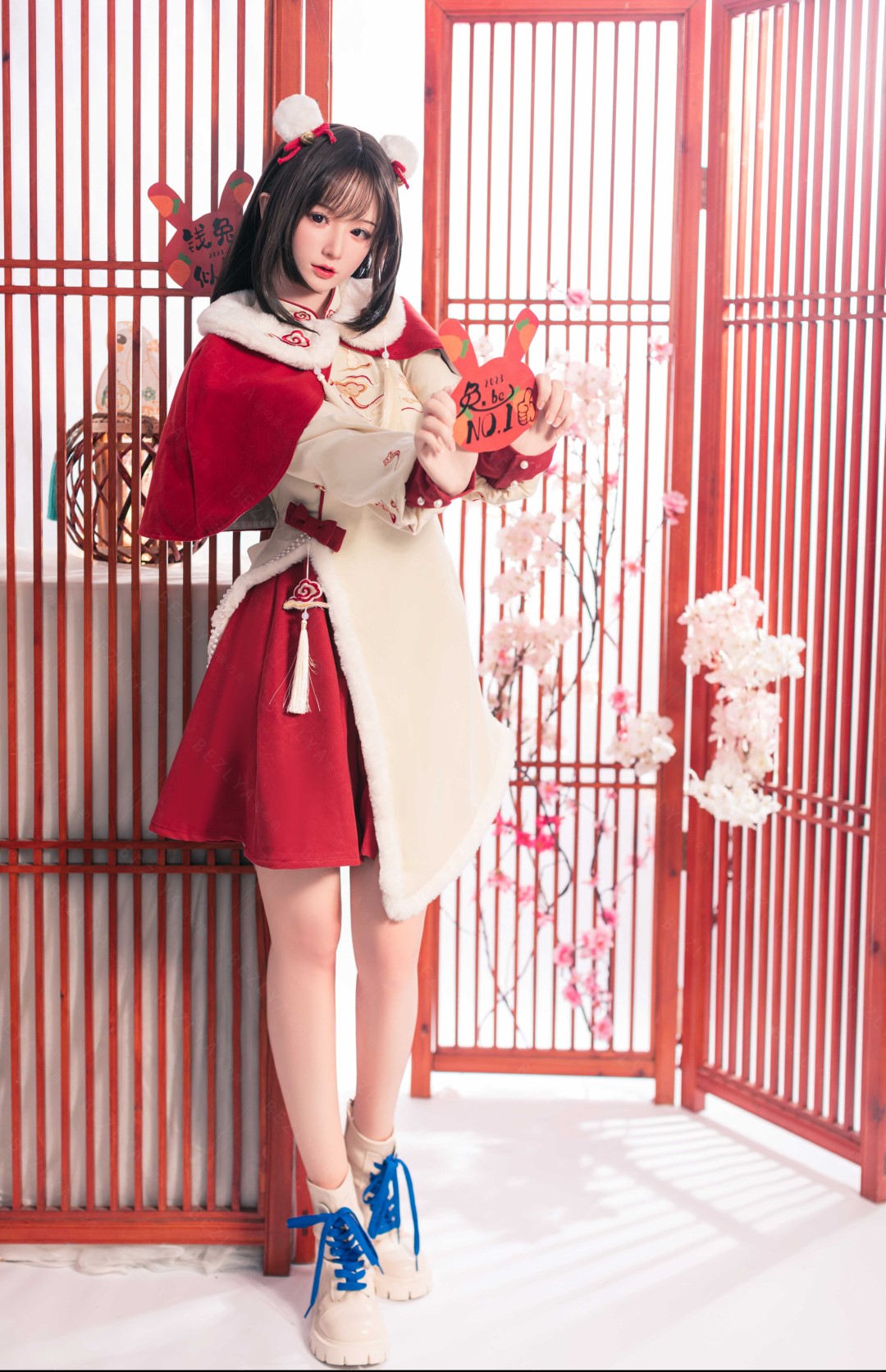 Platycodon-sekspop (Bezlya Doll 163 cm E-cup 2.2 siliconen)