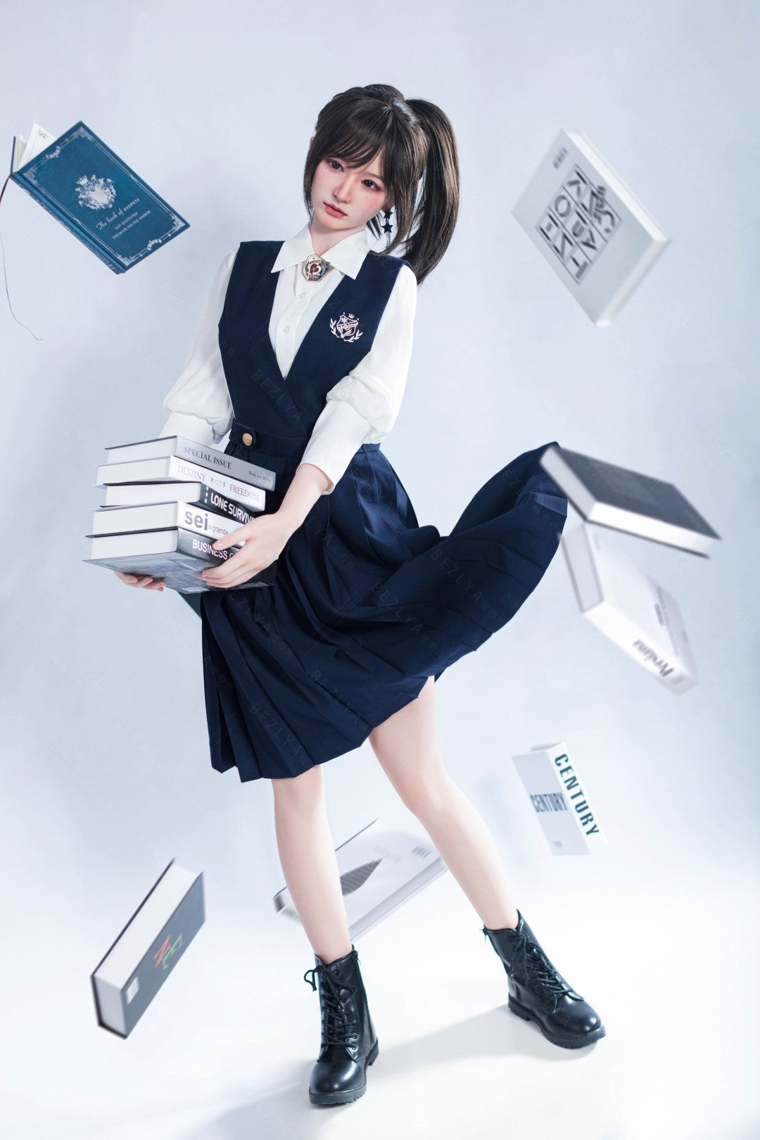 Platycodon-sekspop (Bezlya Doll 162 cm C-cup 2,2U siliconen)