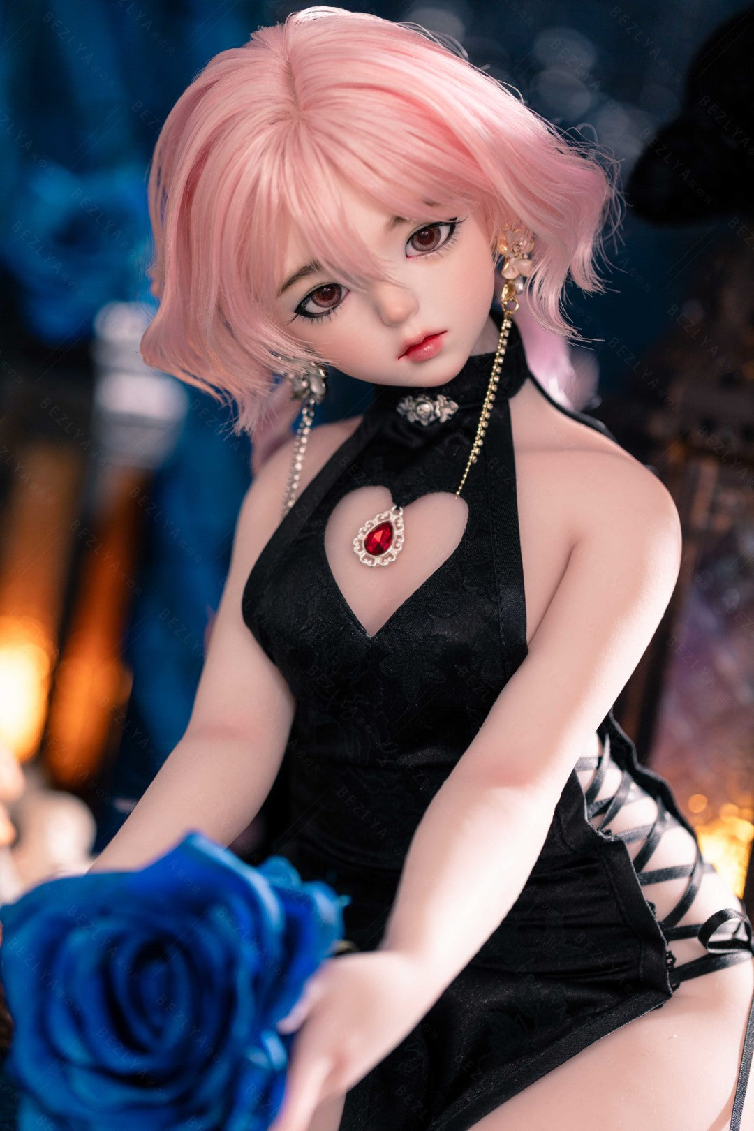 Berry-sekspop (Bezlya Doll 65cm A cup 2.2 Siliconen)