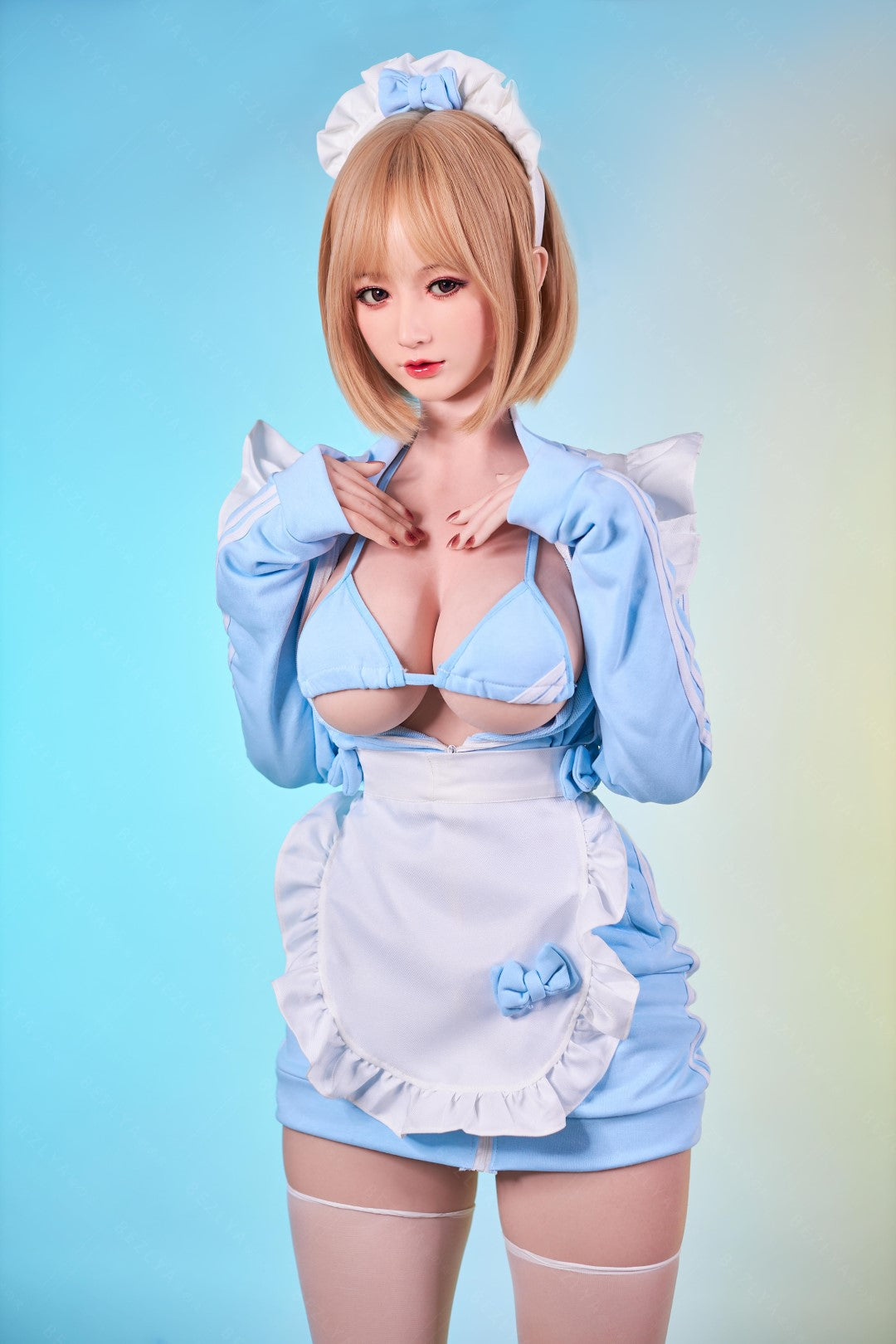 Platycodon-sekspop (Bezlya Doll 155 cm E-cup 2.2CF siliconen)