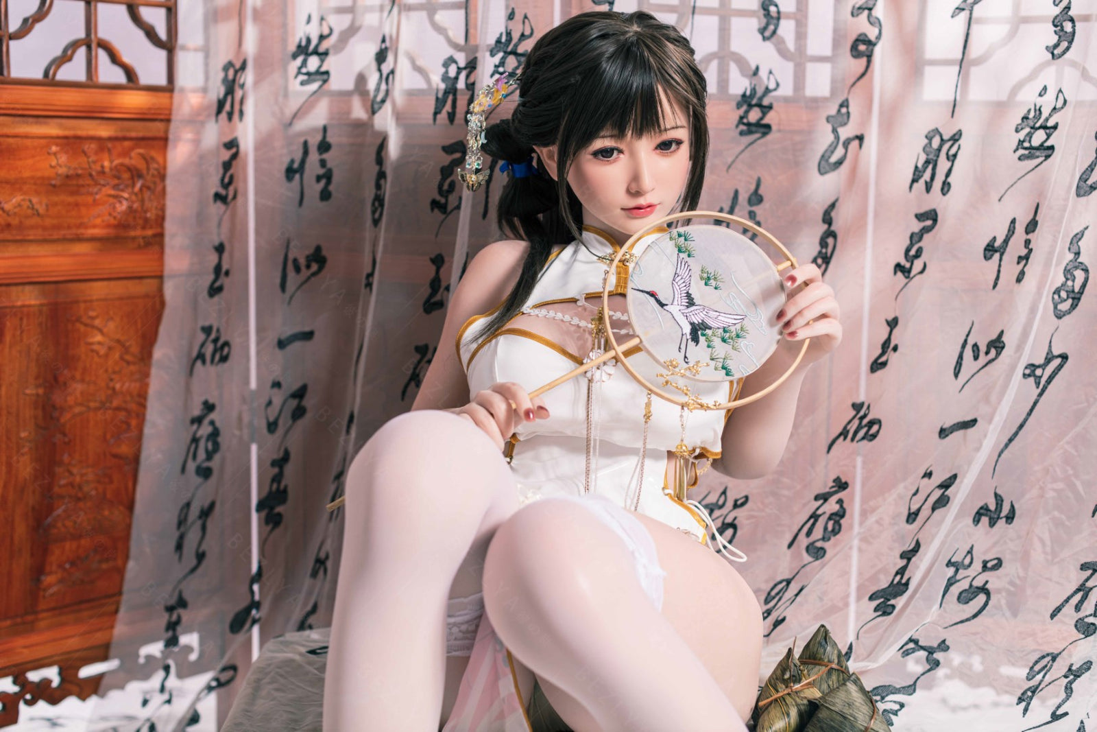 Platycodon-sekspop (Bezlya Doll 155 cm E-cup 2.2CF siliconen)