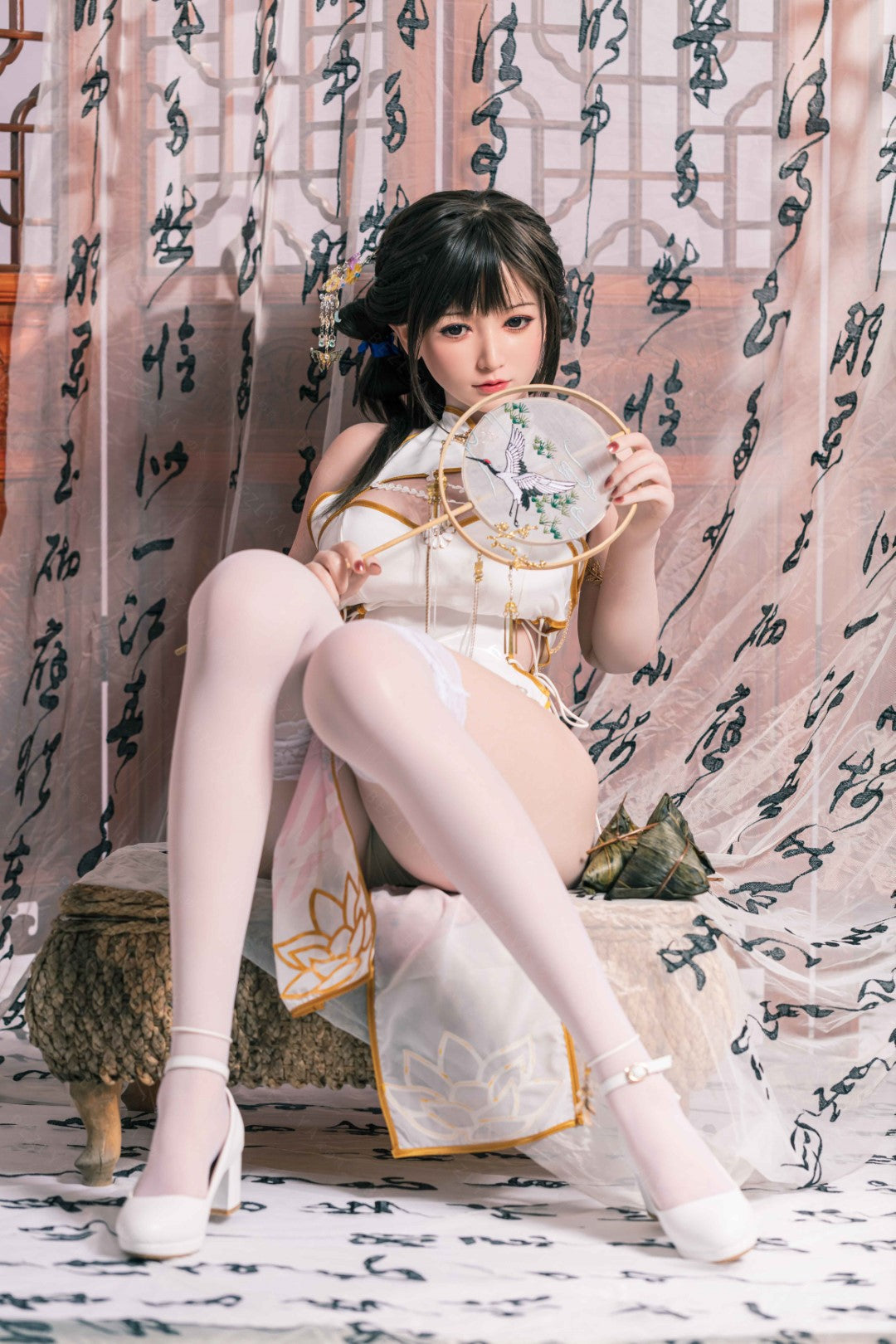 Platycodon-sekspop (Bezlya Doll 155 cm E-cup 2.2CF siliconen)