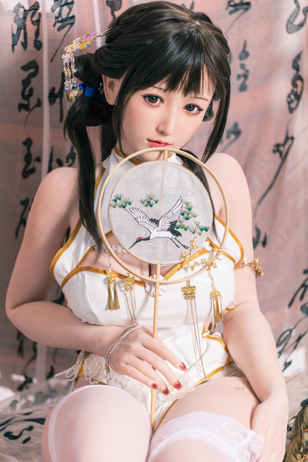 Platycodon-sekspop (Bezlya Doll 155 cm E-cup 2.2CF siliconen)