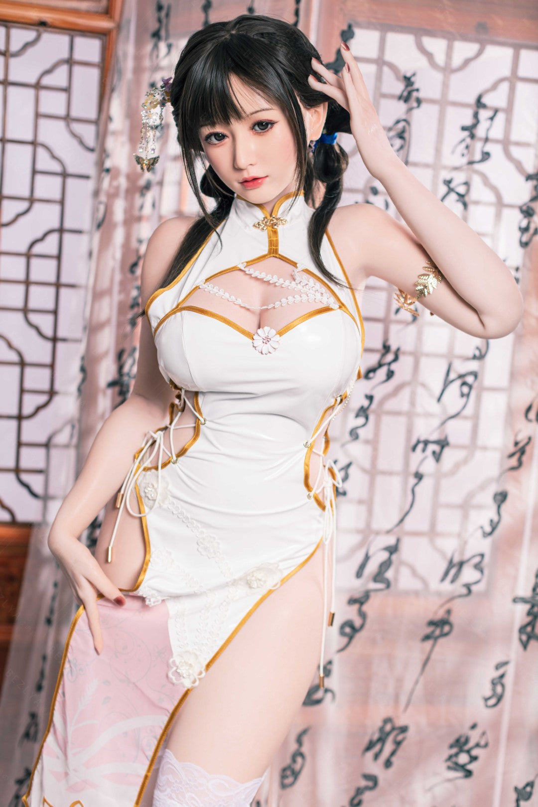 Platycodon-sekspop (Bezlya Doll 155 cm E-cup 2.2CF siliconen)