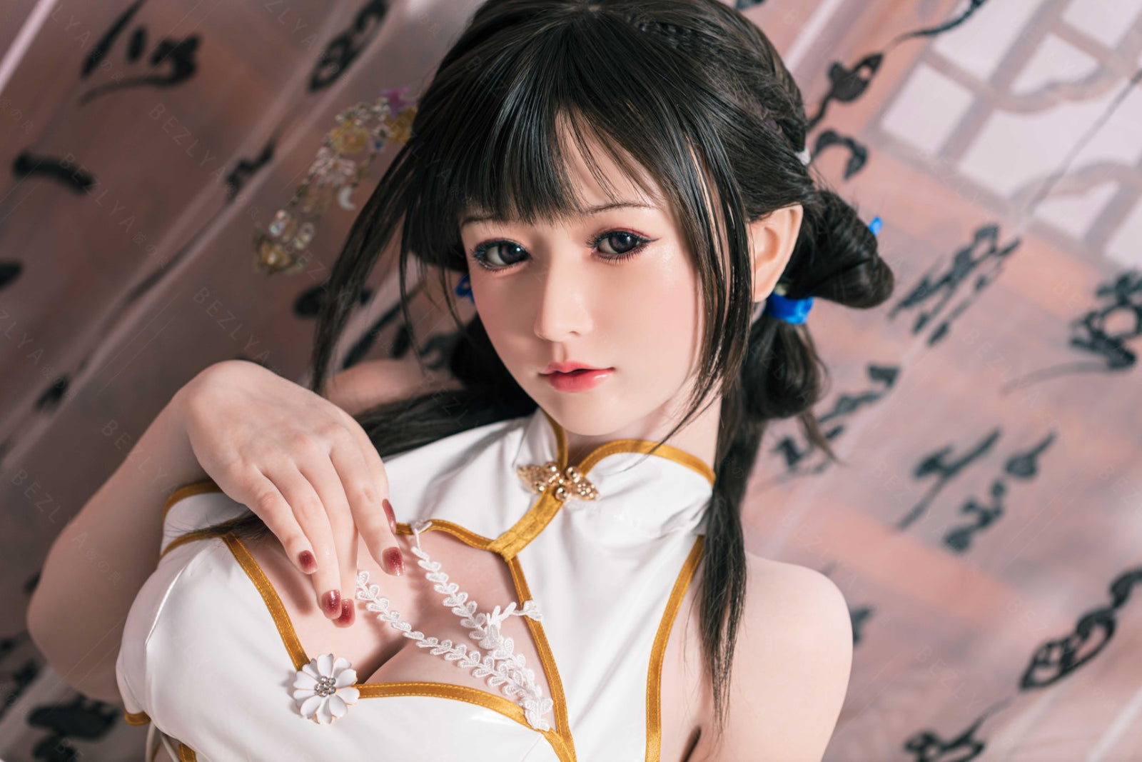 Platycodon-sekspop (Bezlya Doll 155 cm E-cup 2.2CF siliconen)