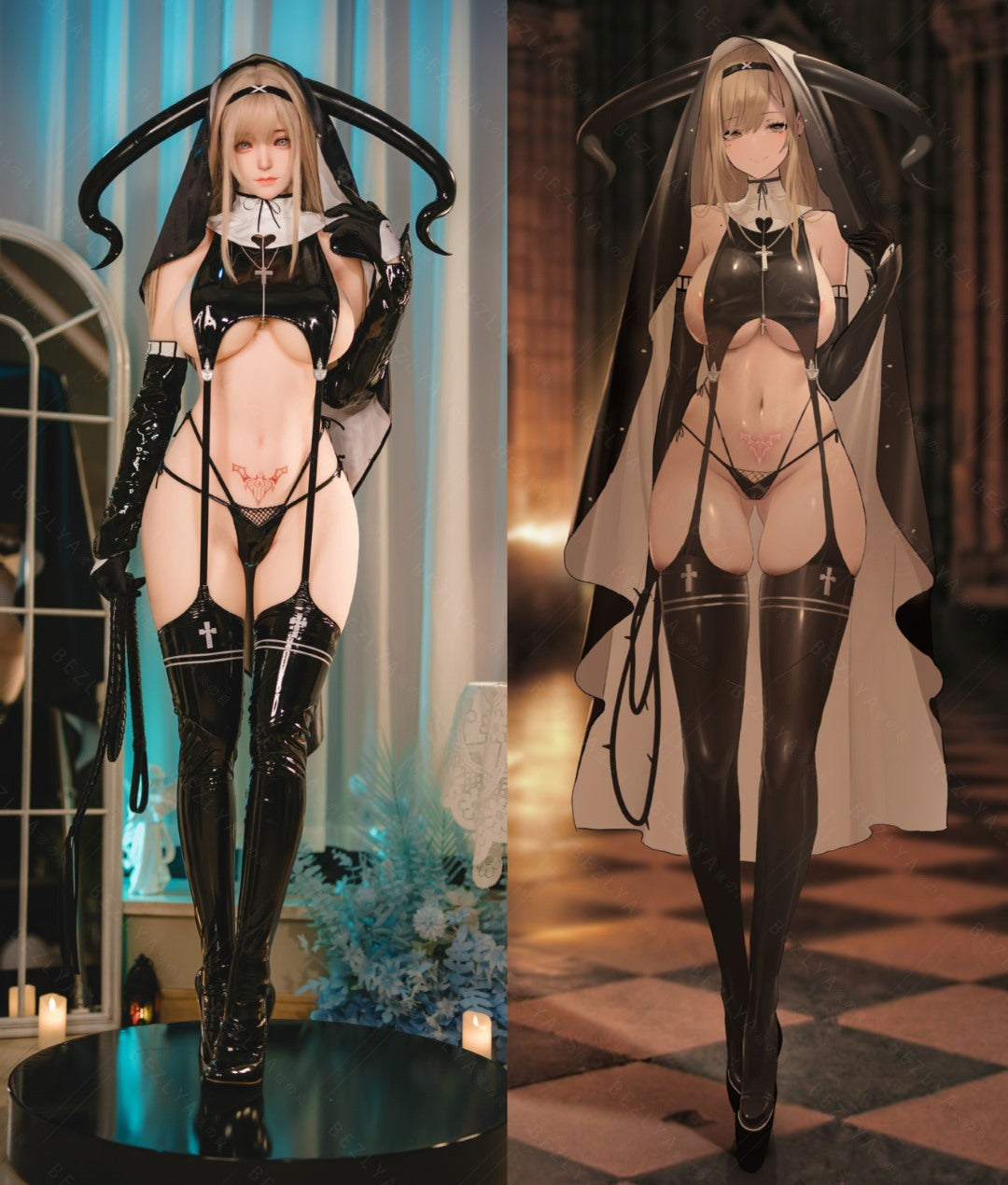 Campanula-sekspop (Bezlya Doll 155cm F cup 2.0 TPE+Siliconen)