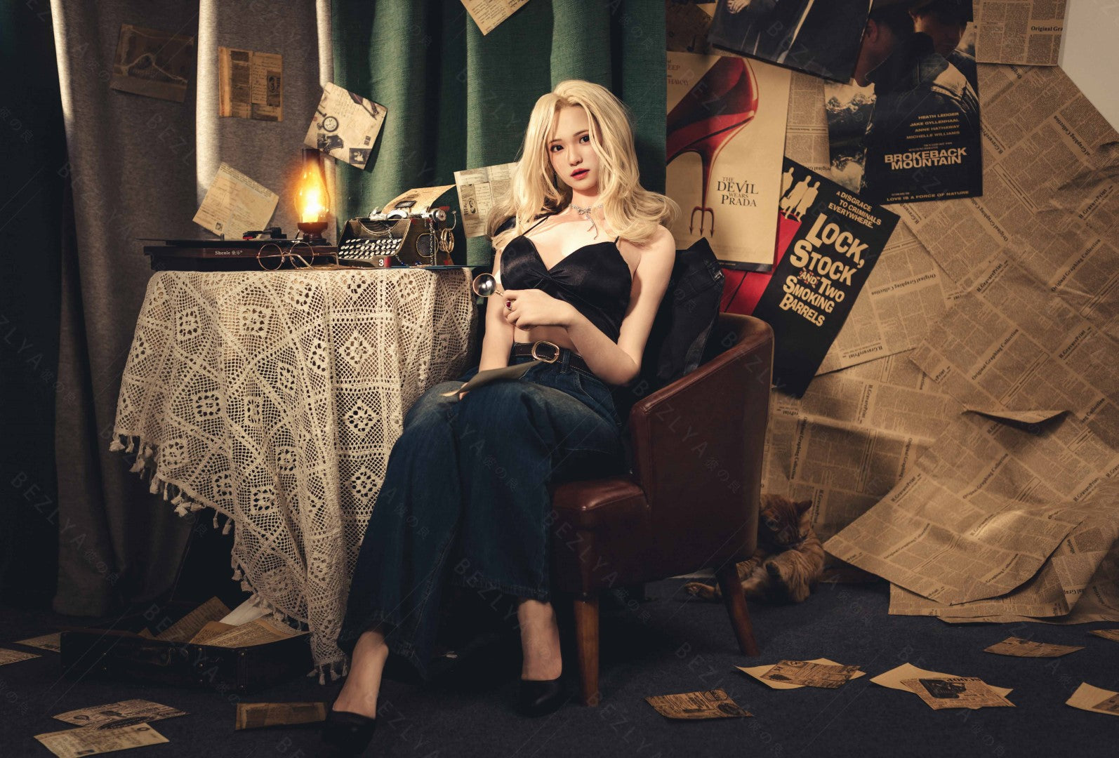 Helianthus-sekspop (Bezlya Doll 162 cm C-cup 2,2U siliconen)