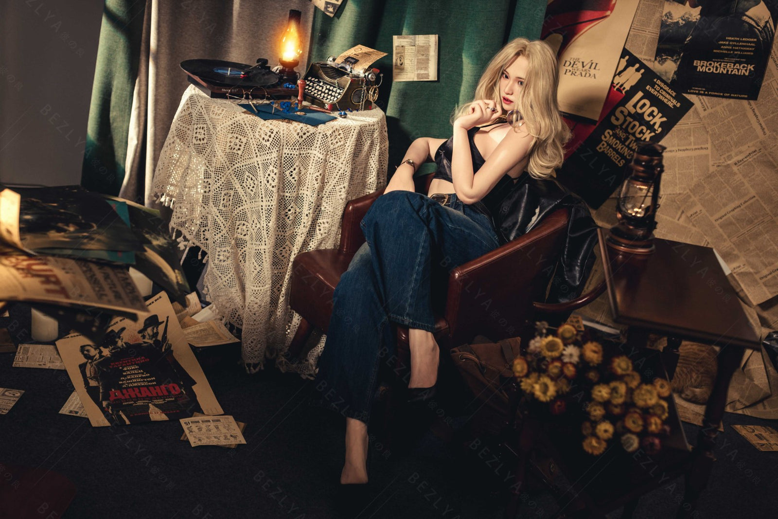 Helianthus-sekspop (Bezlya Doll 162 cm C-cup 2,2U siliconen)