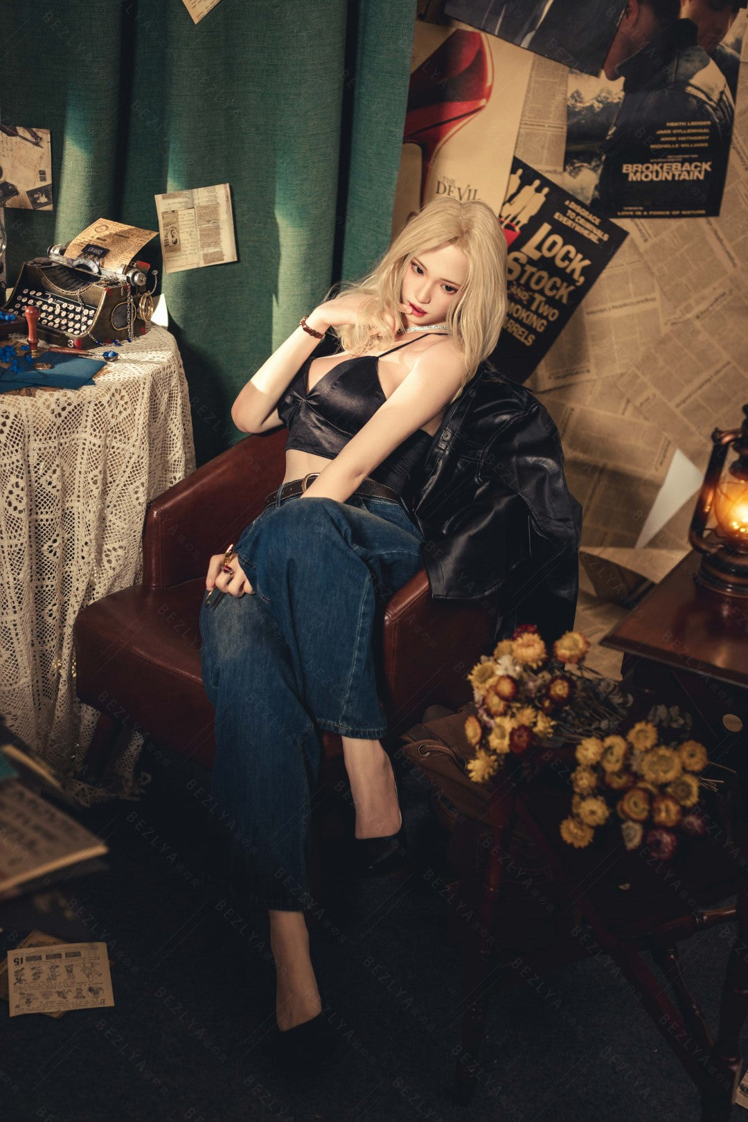 Helianthus-sekspop (Bezlya Doll 162 cm C-cup 2,2U siliconen)