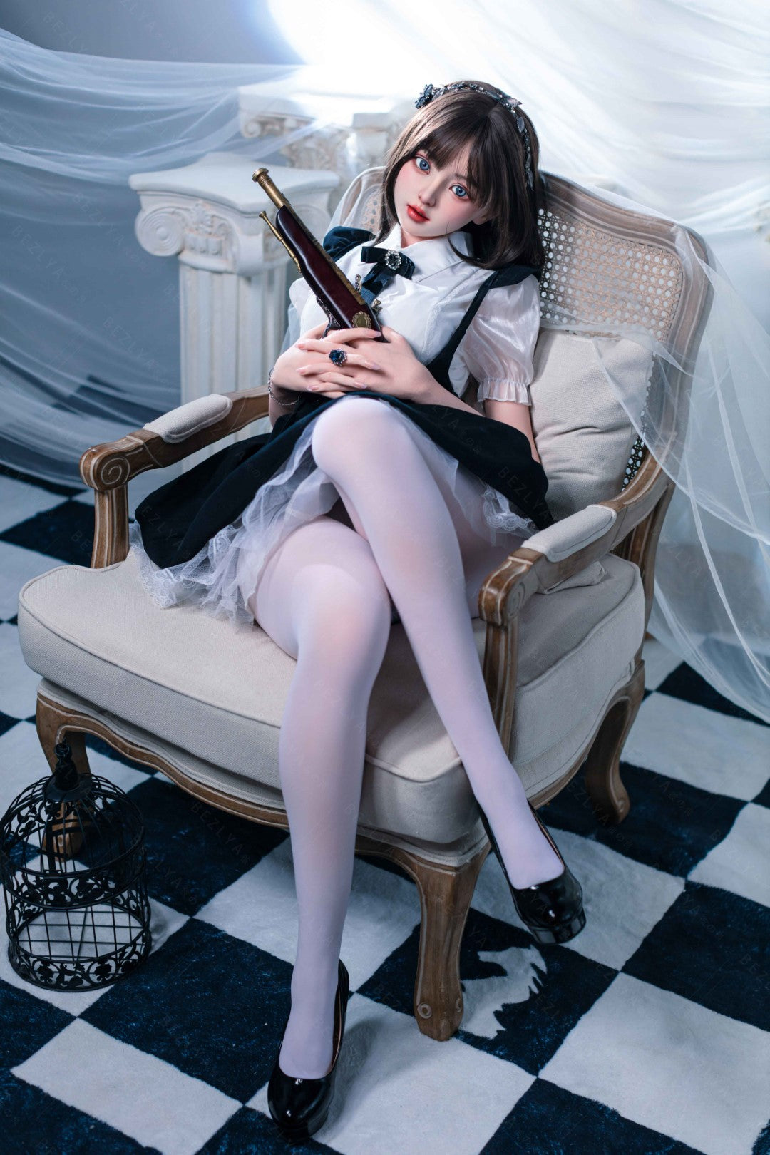 Convallaria-sekspop (Bezlya Doll 155 cm B-cup 2.1 siliconen)