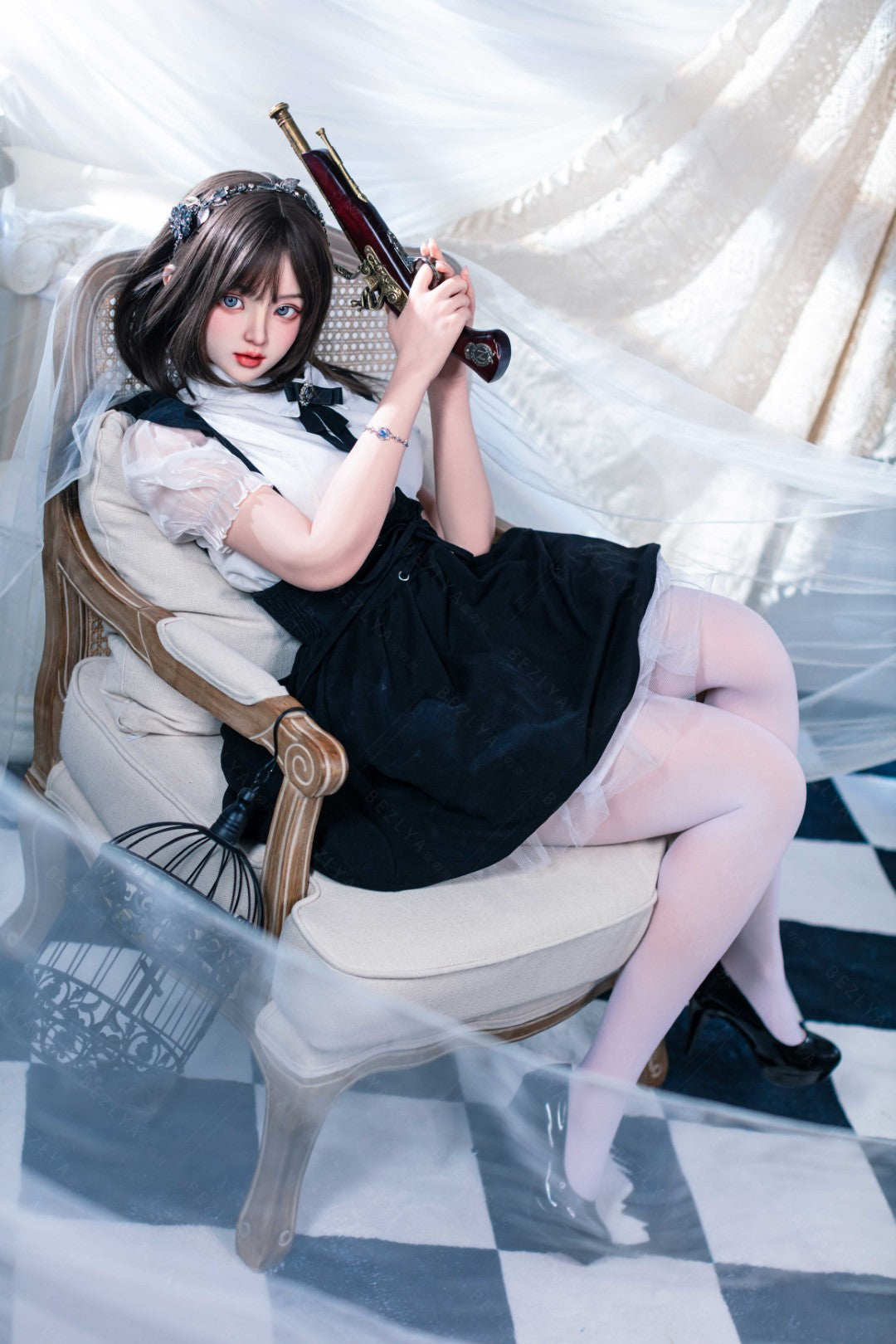 Convallaria-sekspop (Bezlya Doll 155 cm B-cup 2.1 siliconen)