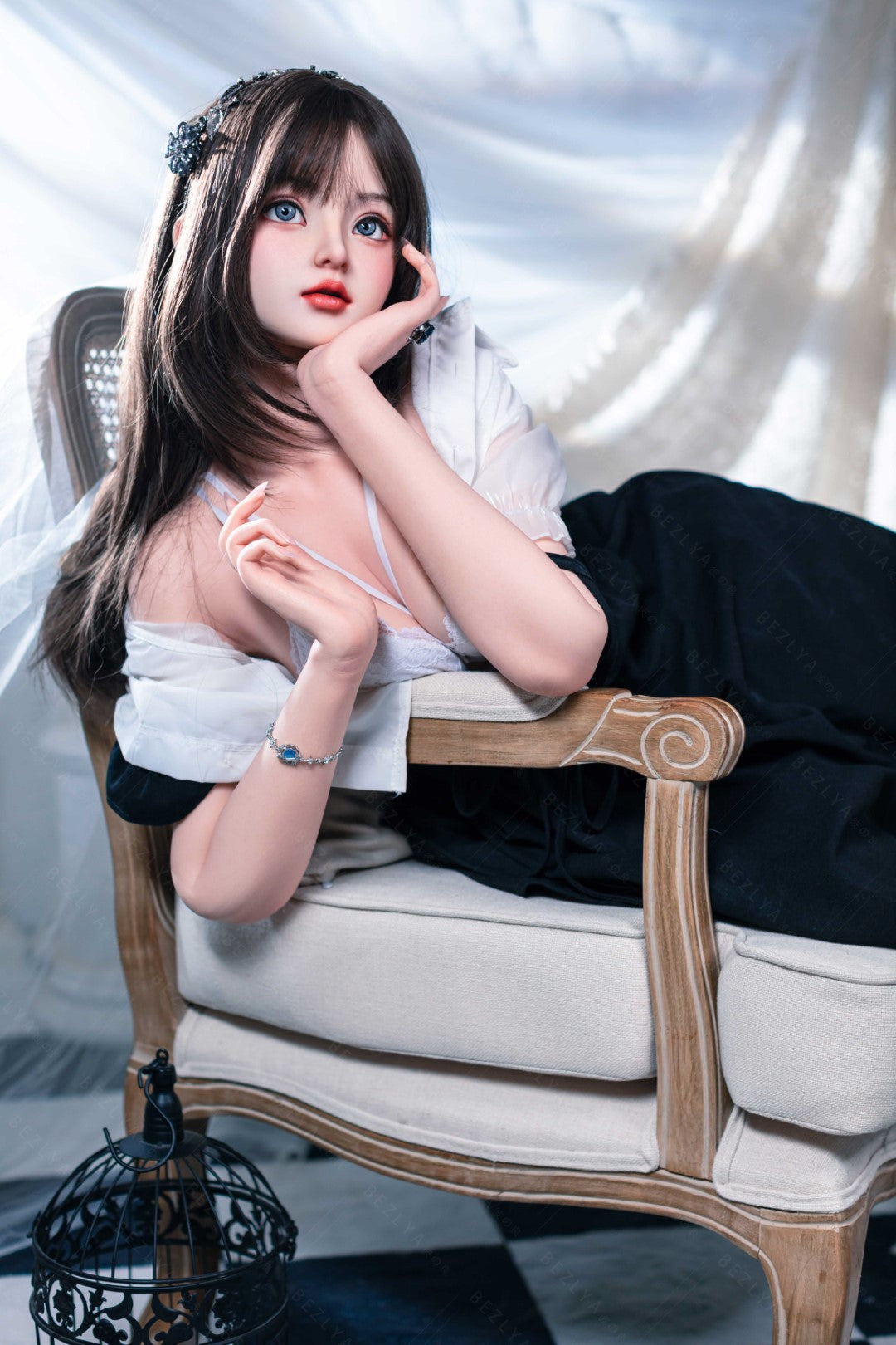 Convallaria-sekspop (Bezlya Doll 155 cm B-cup 2.1 siliconen)