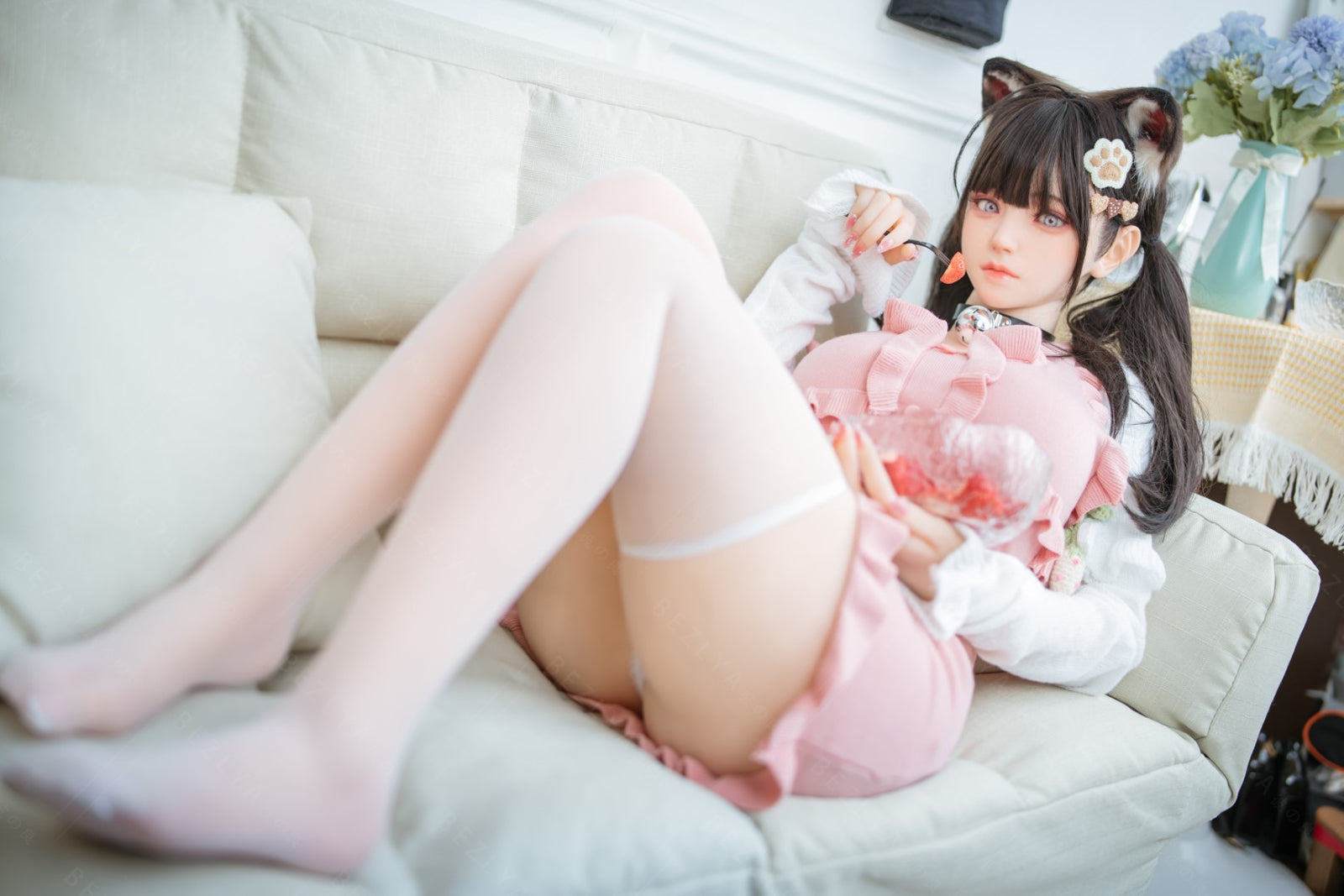 Campanula-sekspop (Bezlya Doll 155cm F cup 2.0 TPE+Siliconen)