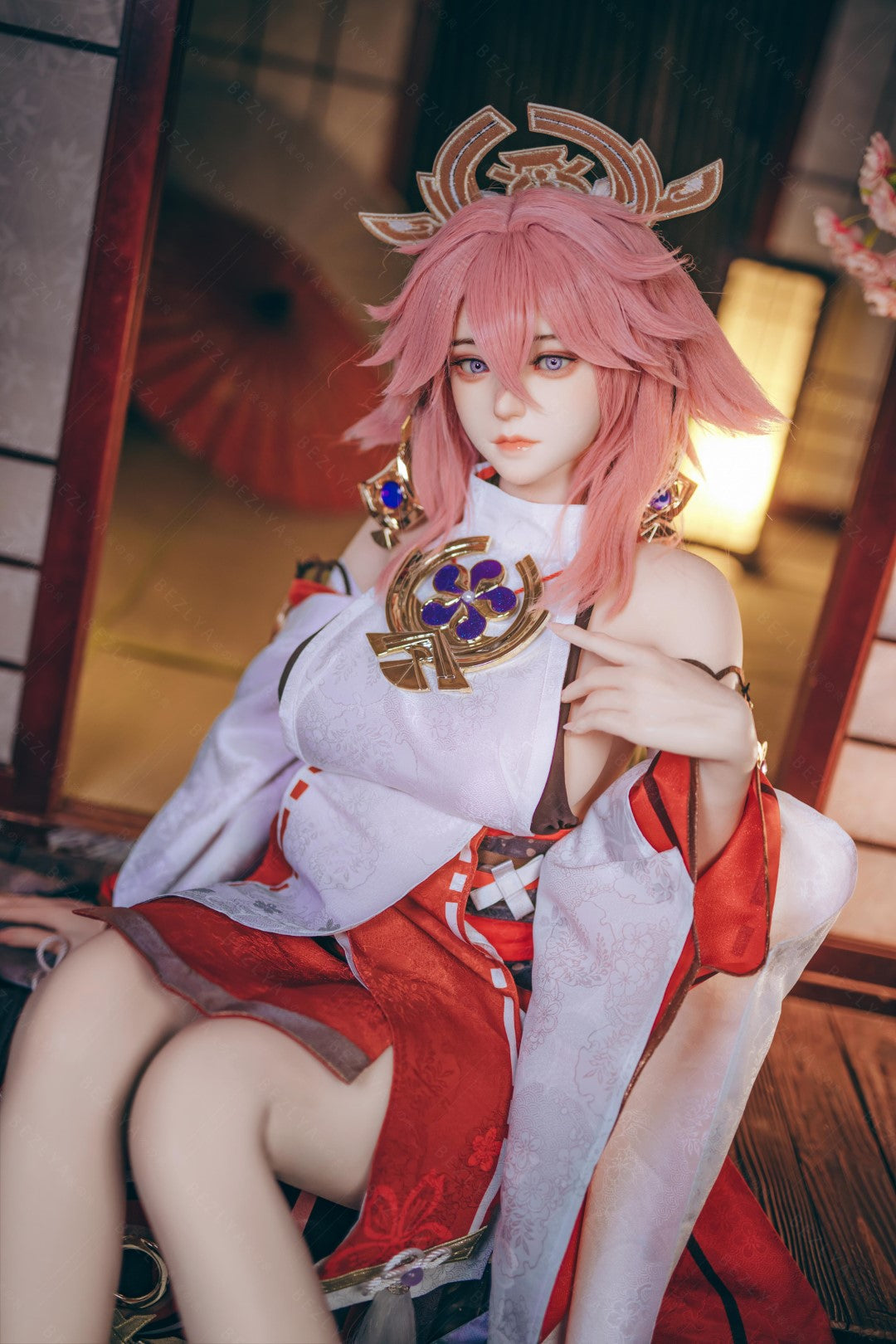 Yae Miko Sex Doll (Bezlya Doll 155 cm e-cup 2.2CF siliconen)
