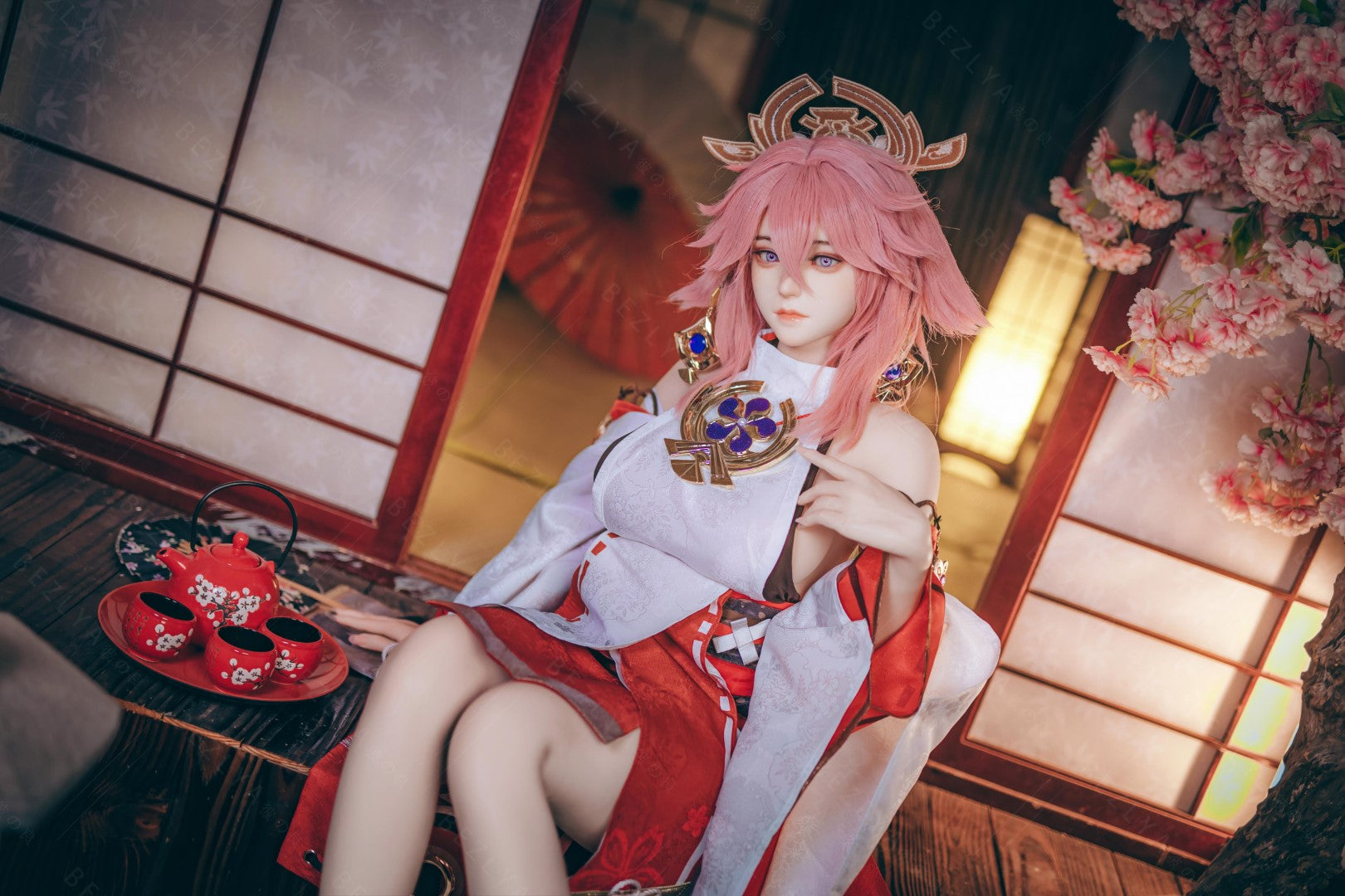 Yae Miko Sex Doll (Bezlya Doll 155 cm e-cup 2.2CF siliconen)