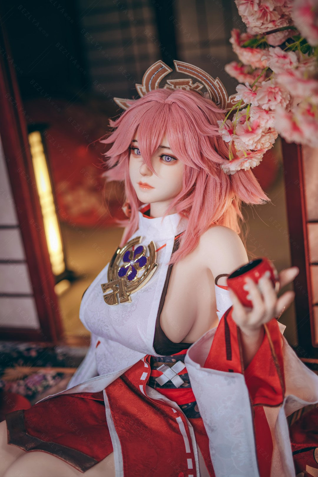 Yae Miko Sex Doll (Bezlya Doll 155 cm e-cup 2.2CF siliconen)