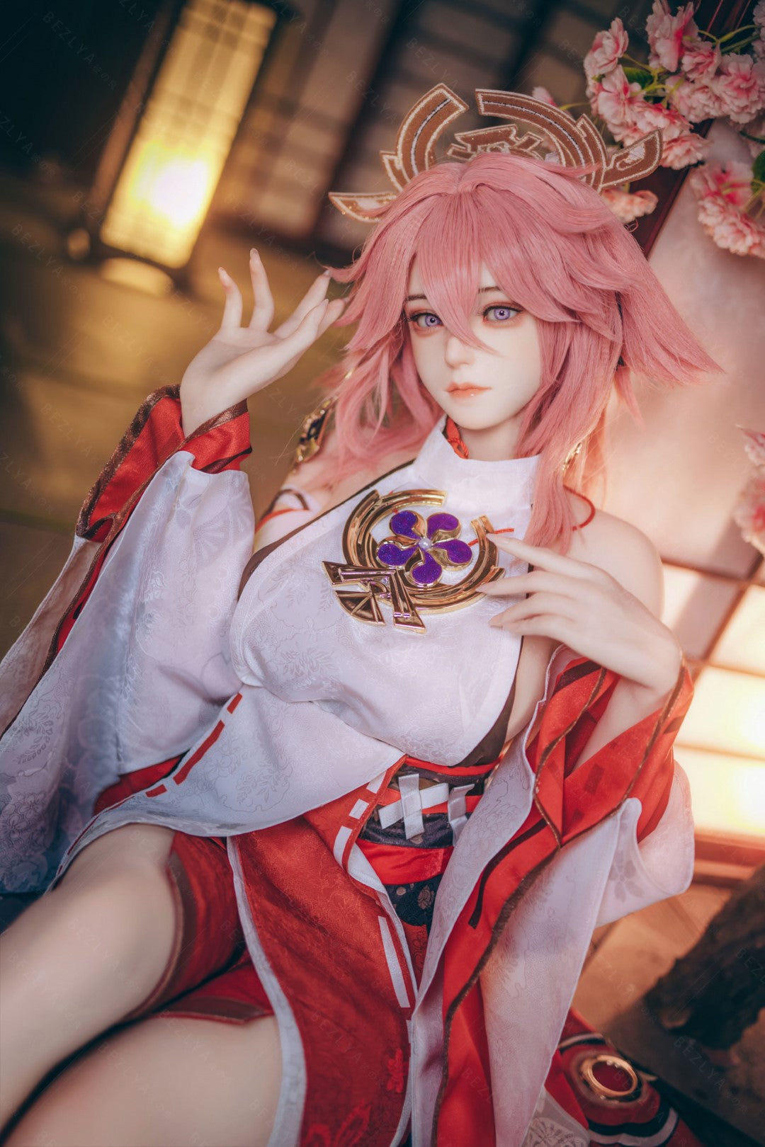 Yae Miko Sex Doll (Bezlya Doll 155 cm e-cup 2.2CF siliconen)