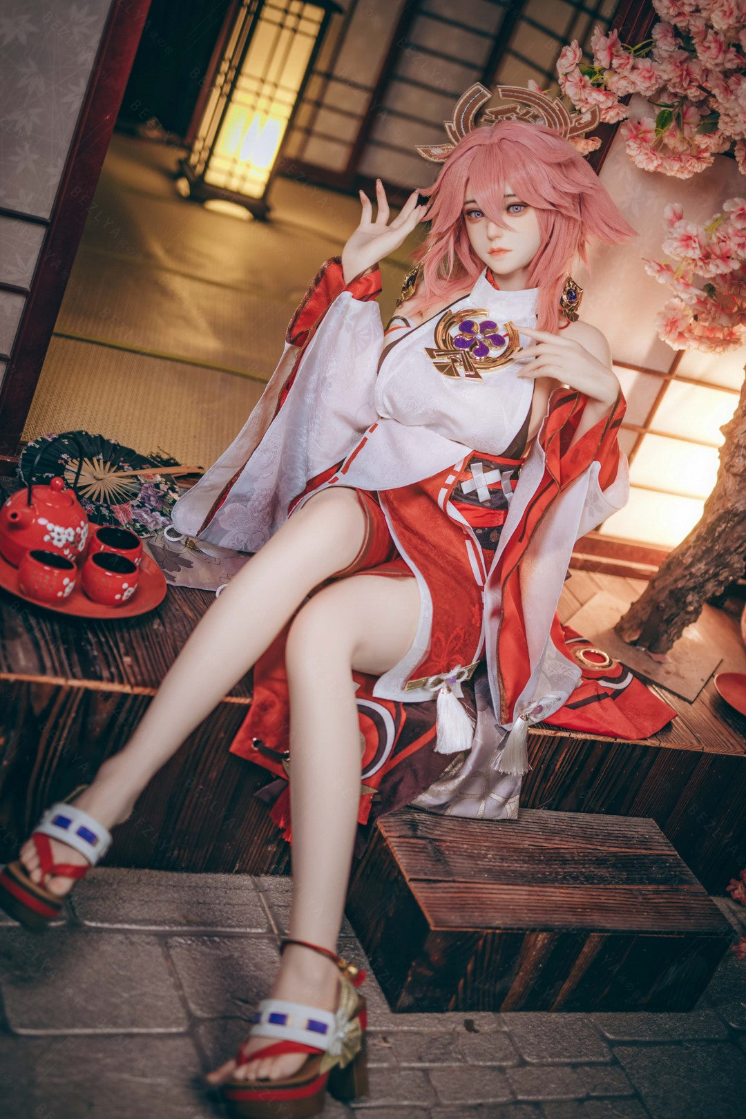 Yae Miko Sex Doll (Bezlya Doll 155 cm e-cup 2.2CF siliconen)