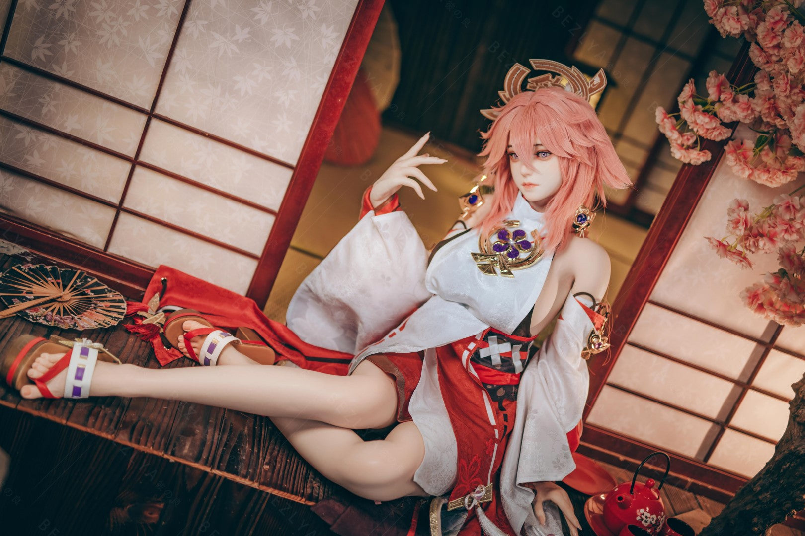 Yae Miko Sex Doll (Bezlya Doll 155 cm e-cup 2.2CF siliconen)