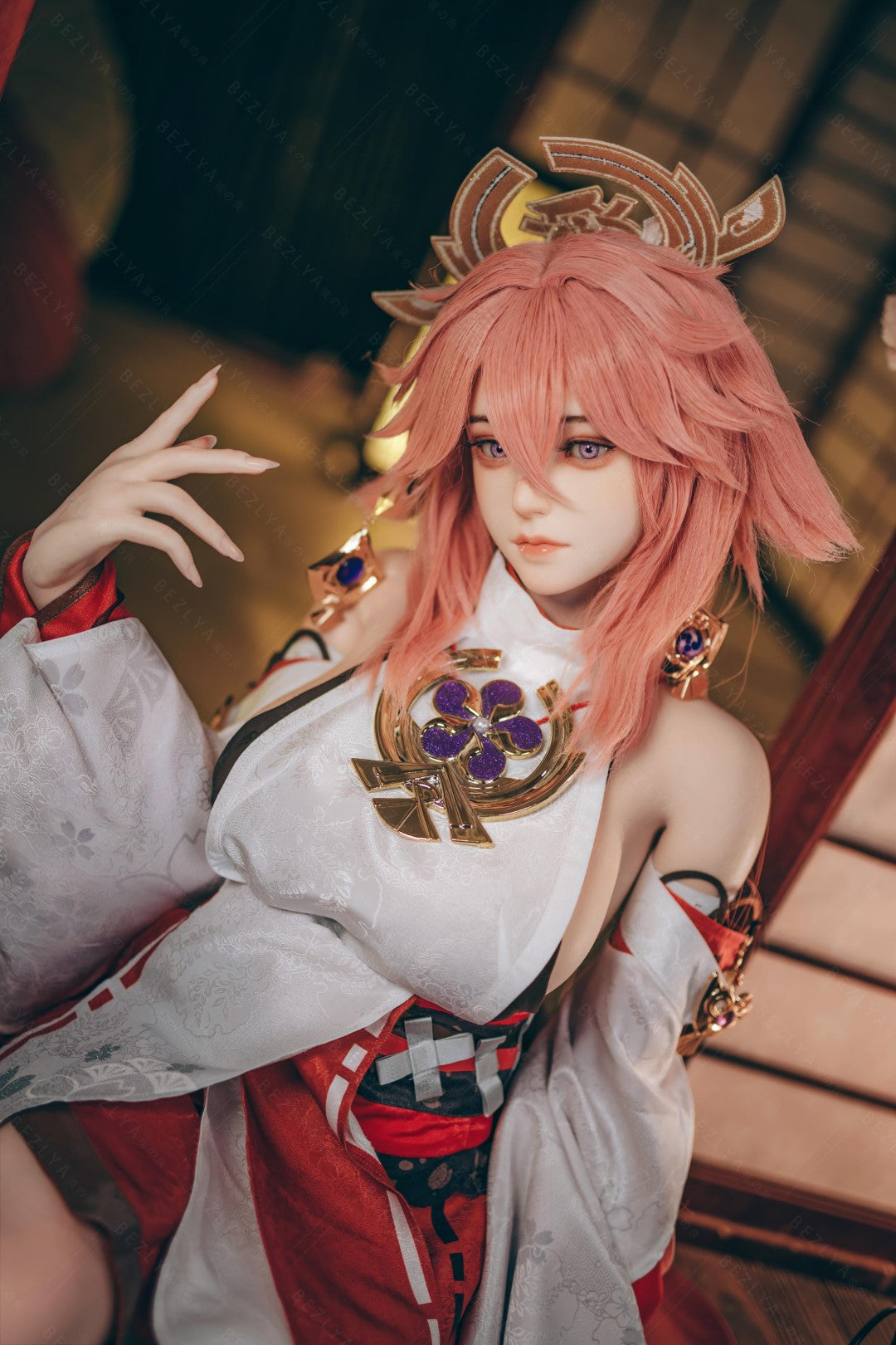 Yae Miko Sex Doll (Bezlya Doll 155 cm e-cup 2.2CF siliconen)