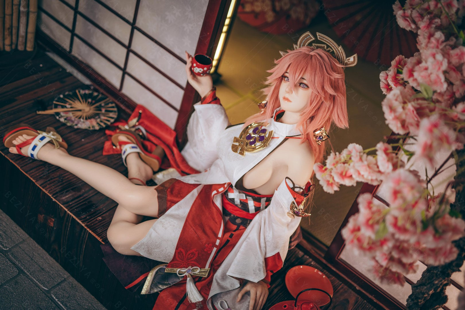 Yae Miko Sex Doll (Bezlya Doll 155 cm e-cup 2.2CF siliconen)