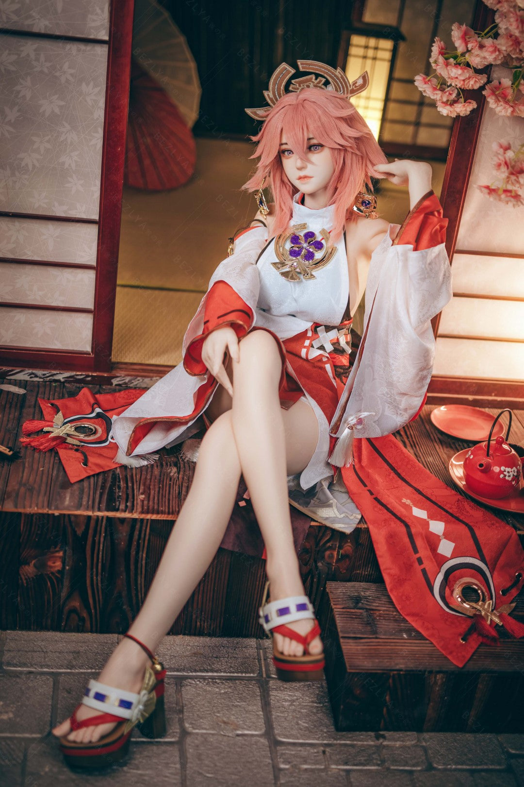 Yae Miko Sex Doll (Bezlya Doll 155 cm e-cup 2.2CF siliconen)