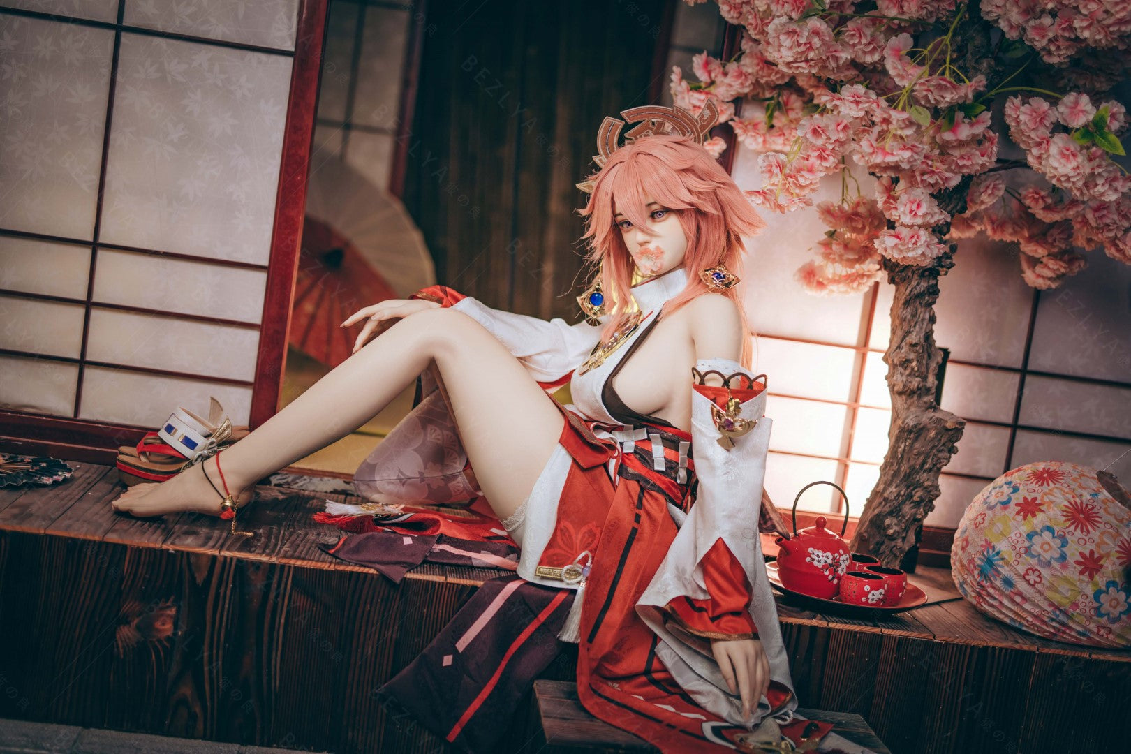 Yae Miko Sex Doll (Bezlya Doll 155 cm e-cup 2.2CF siliconen)